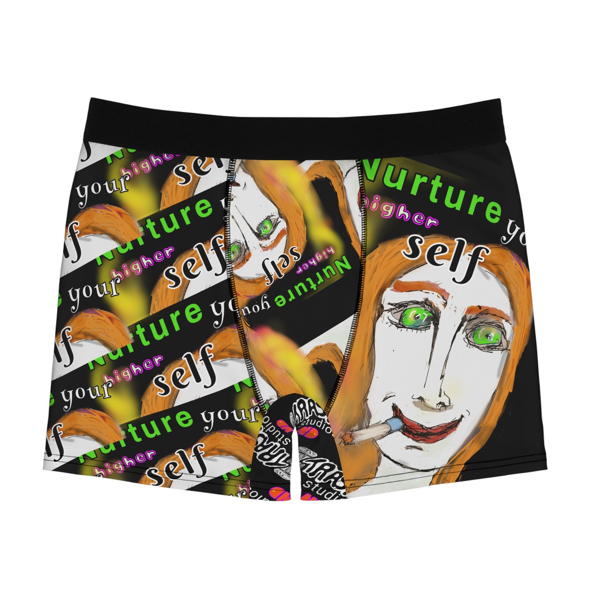 “Nurture” Men's Boxer Briefs (AOP)