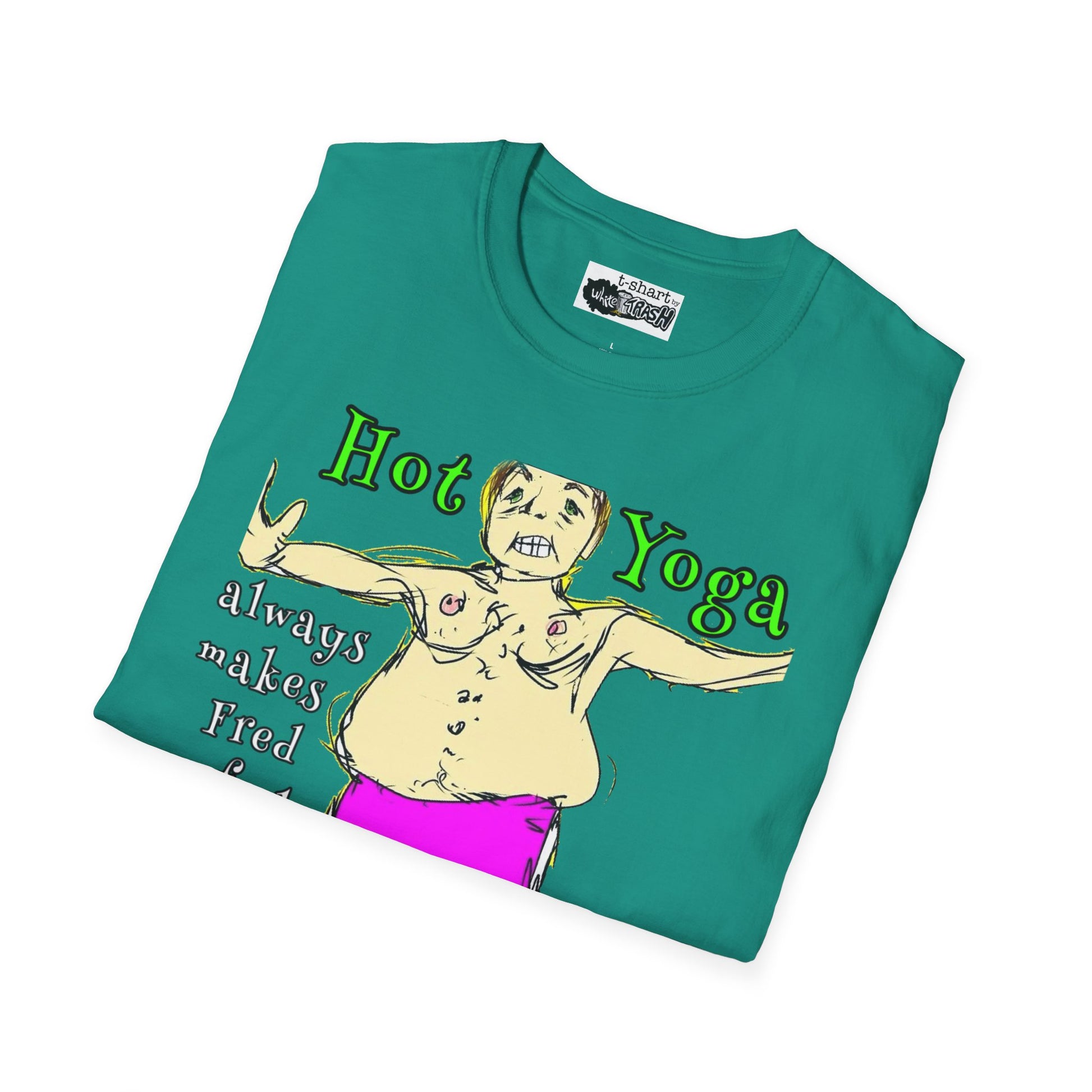 "Hot Yoga" t-shart