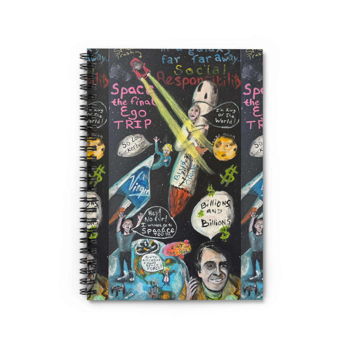 Waste of Space Spiral Notebook