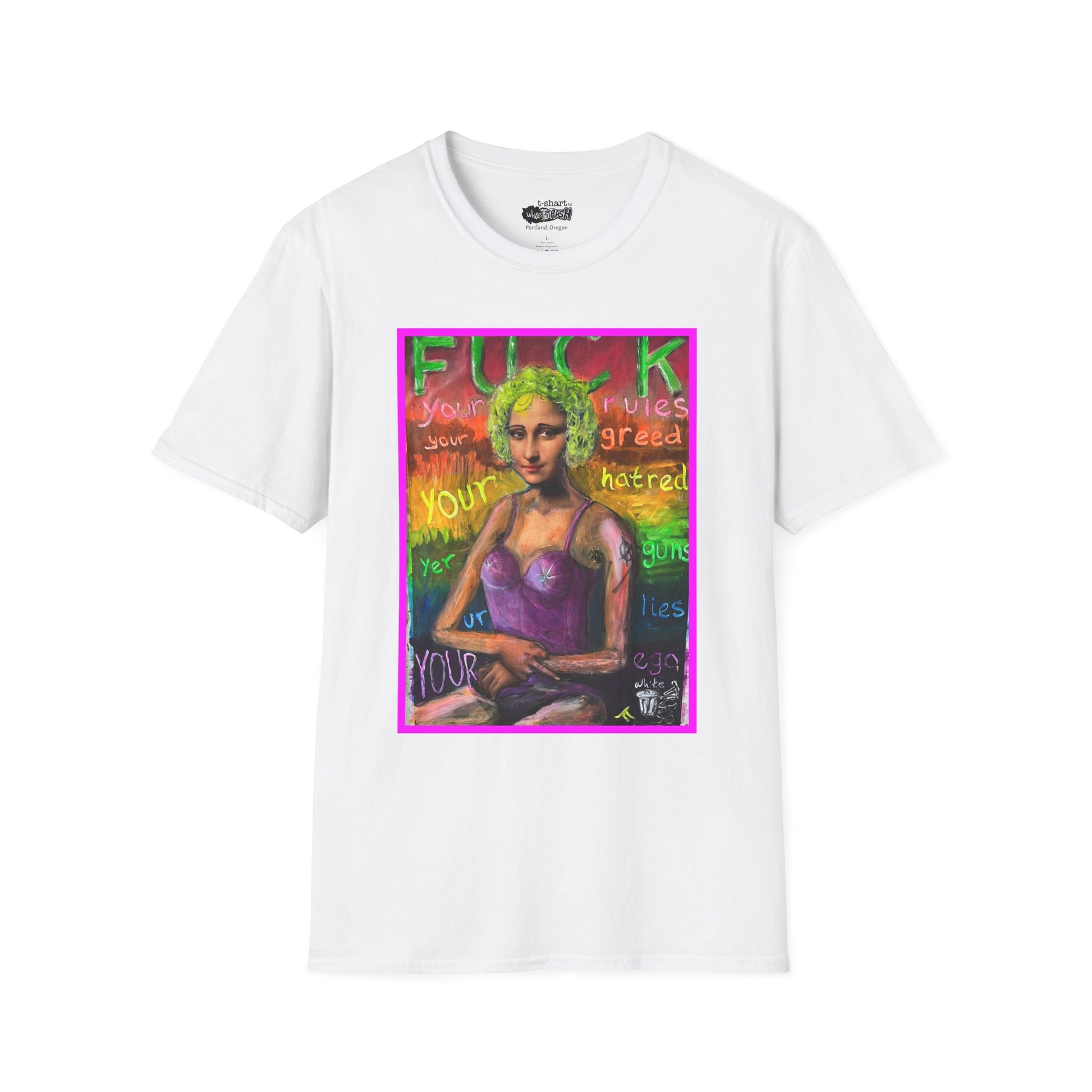 “Fuck Your Rules” Unisex Softstyle T-Shirt