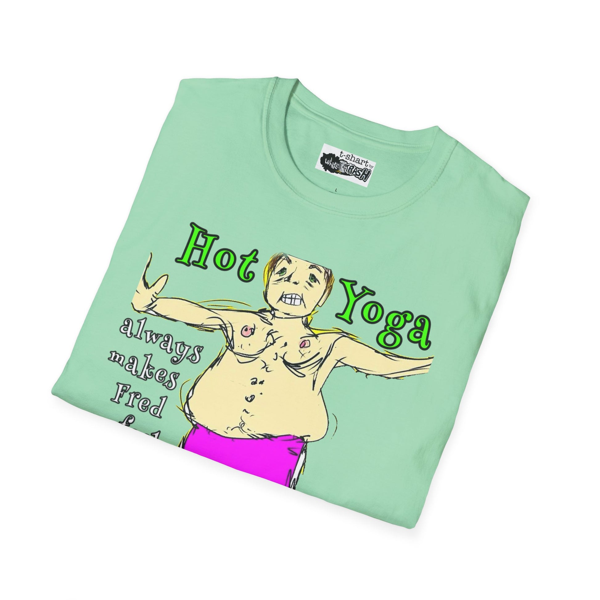 "Hot Yoga" t-shart