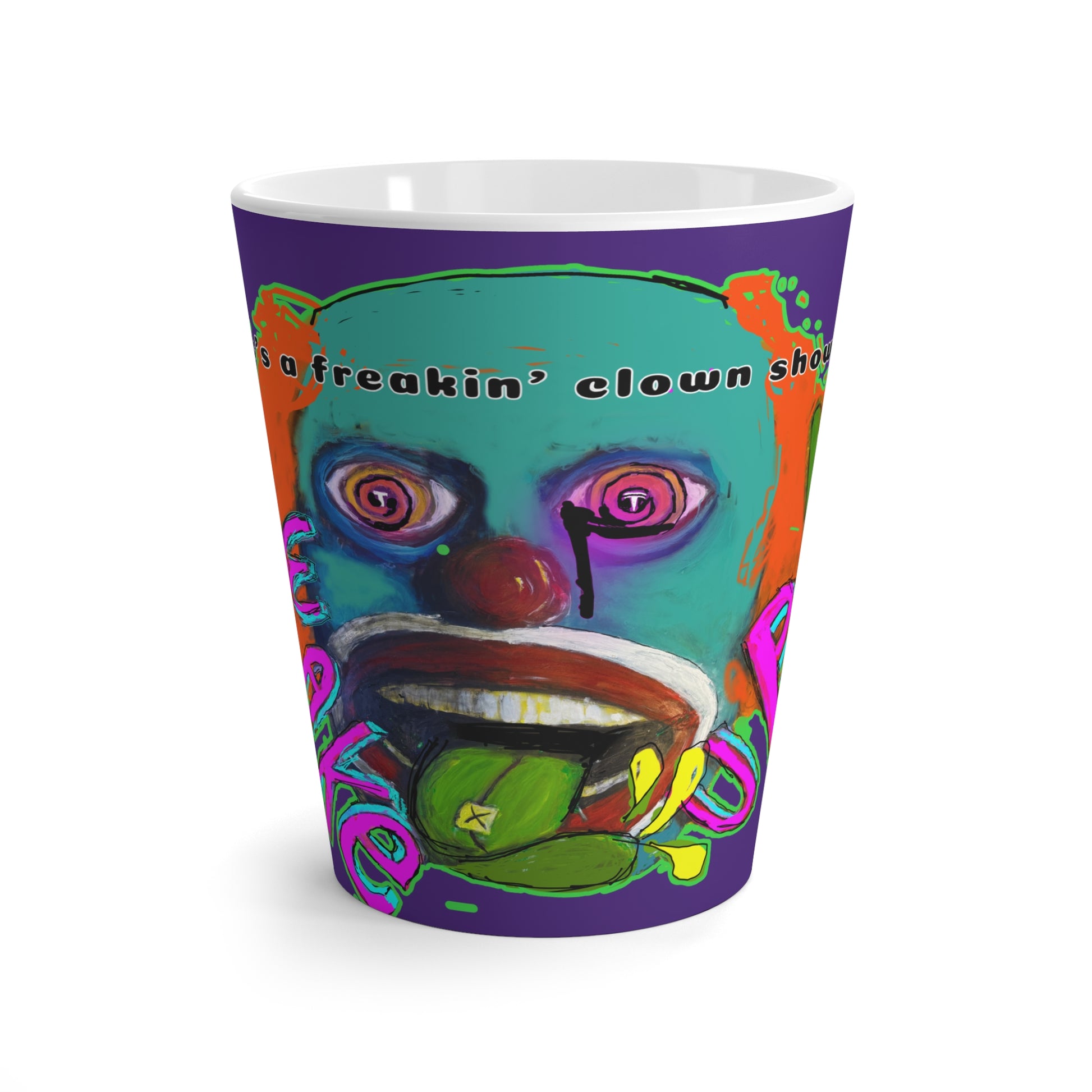 “Clown Show” Latte Mug
