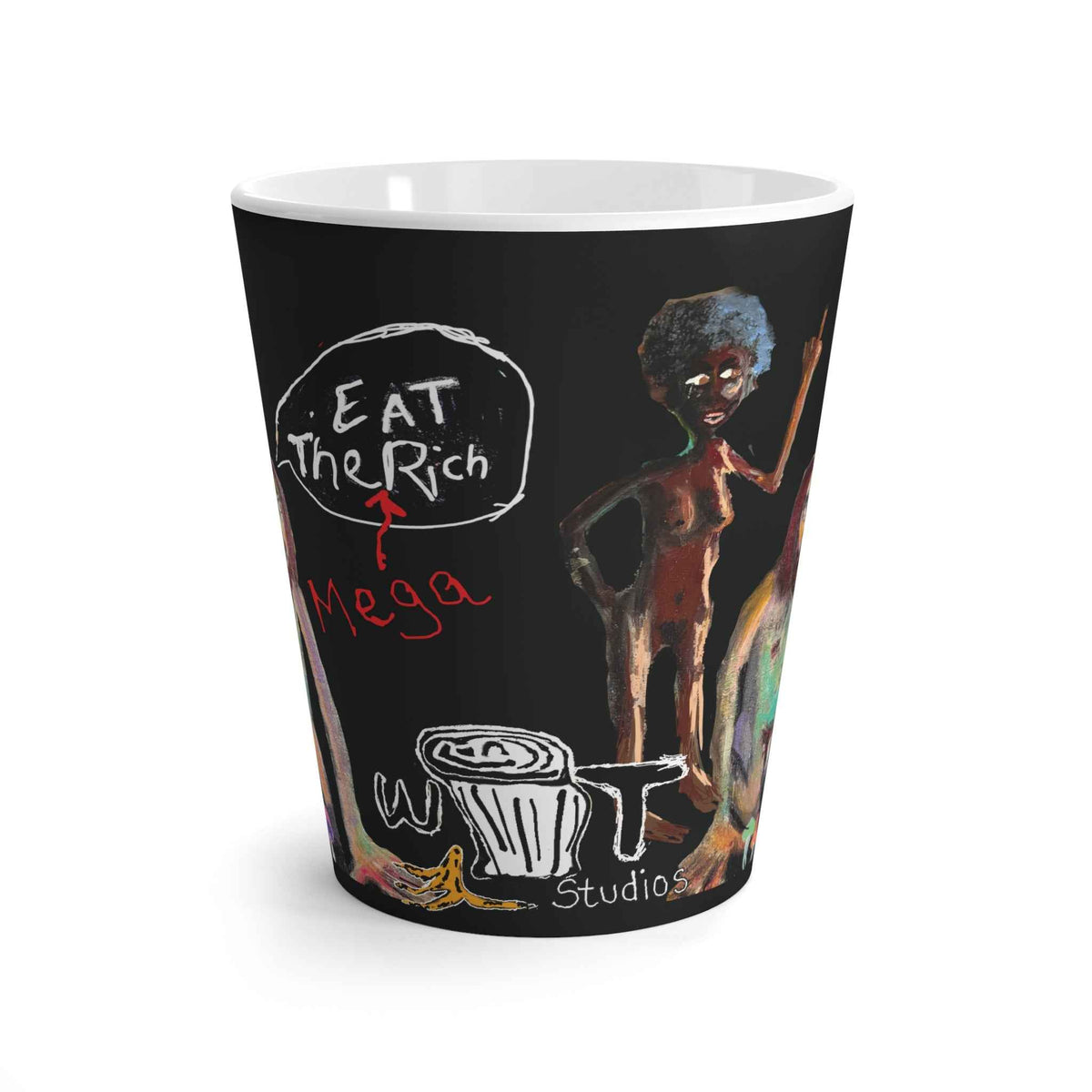 “Eat the Mega Rich” Latte Mug