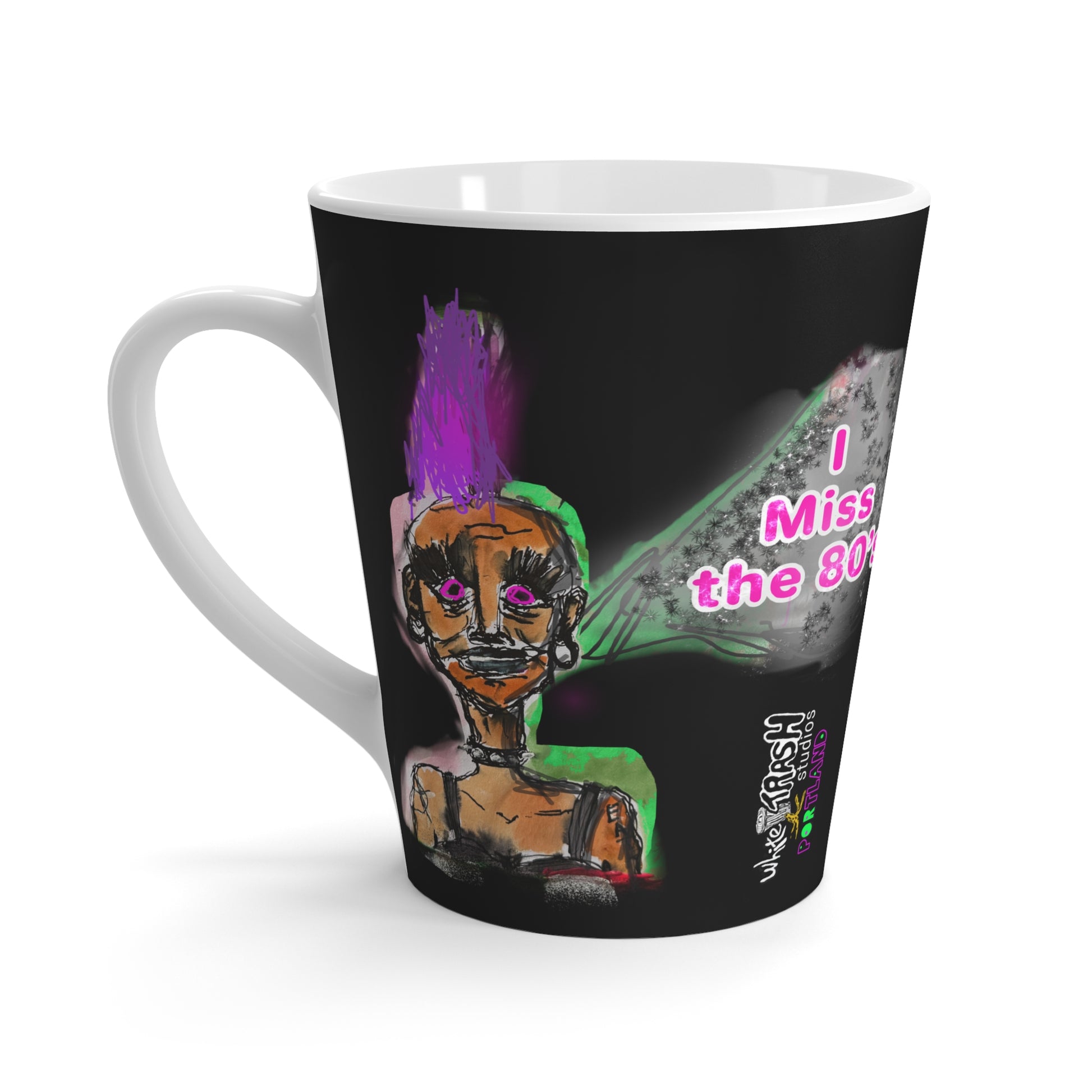 “I Miss the 80’s” Latte Mug