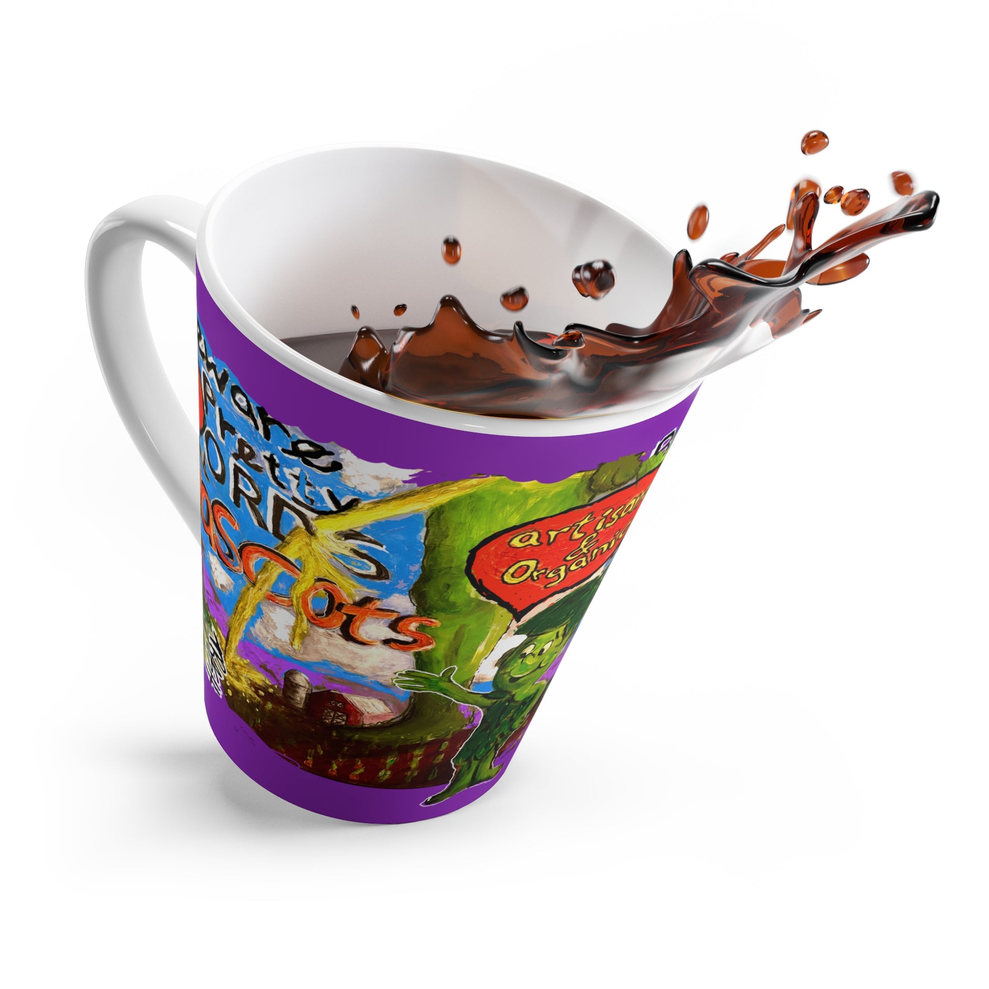 “Pretty Words” Latte Mug