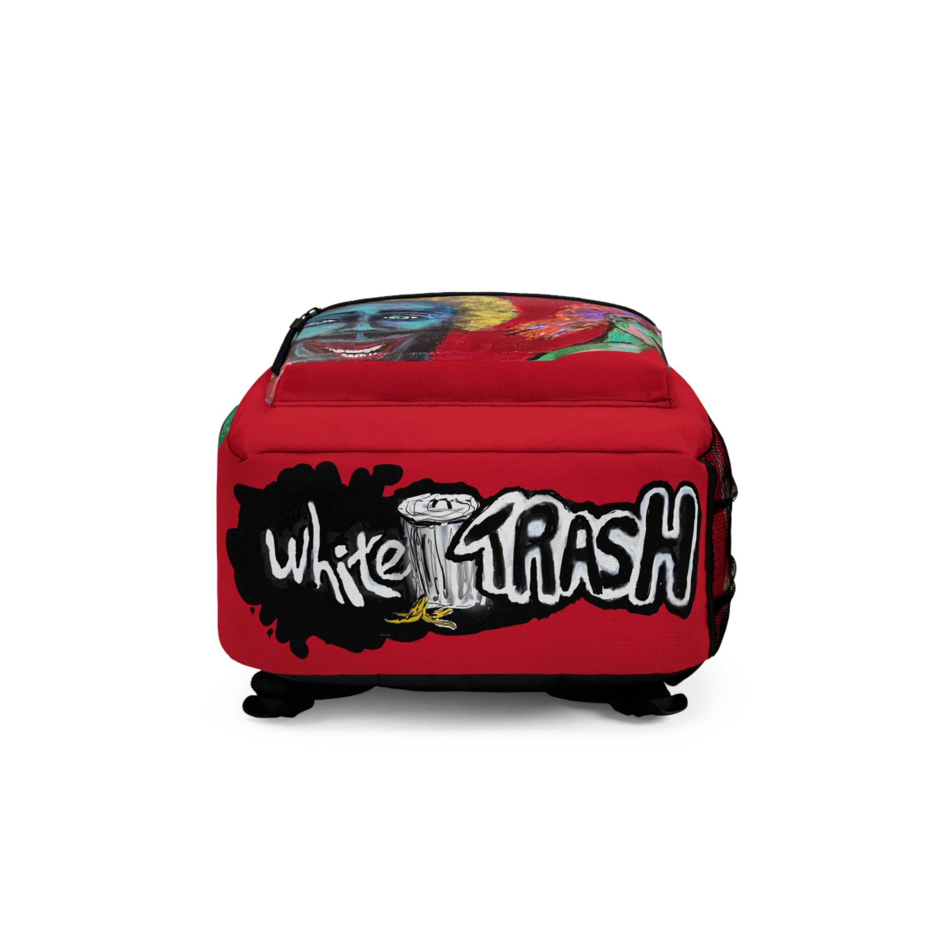 “Face to Face” Artistic Backpack with Vibrant Paintings for Creative Minds