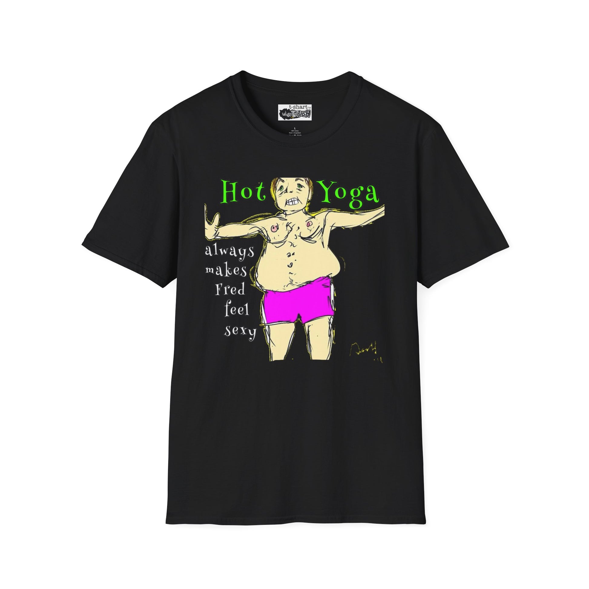 "Hot Yoga" t-shart