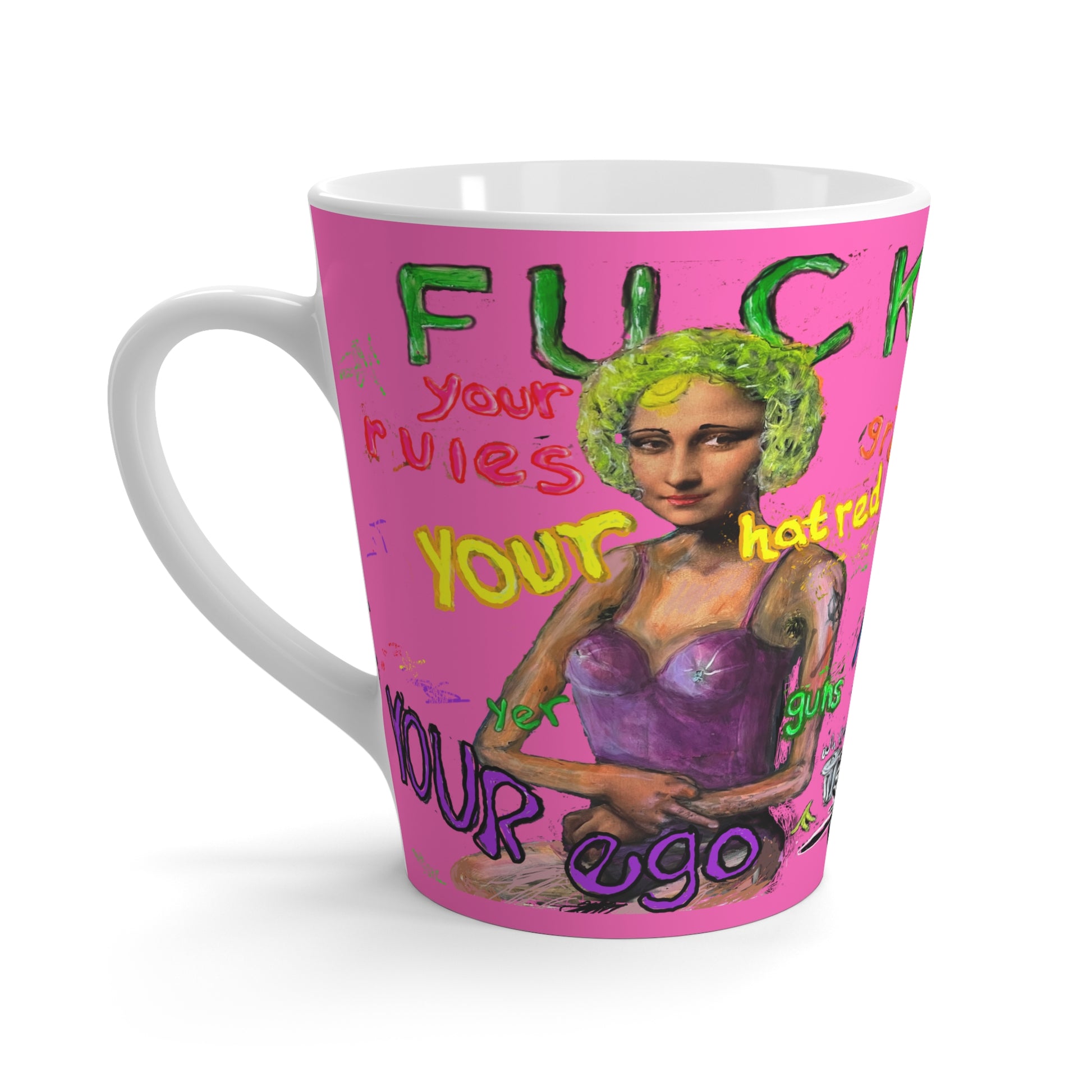 “Fuck Your Rules” Latte Mug
