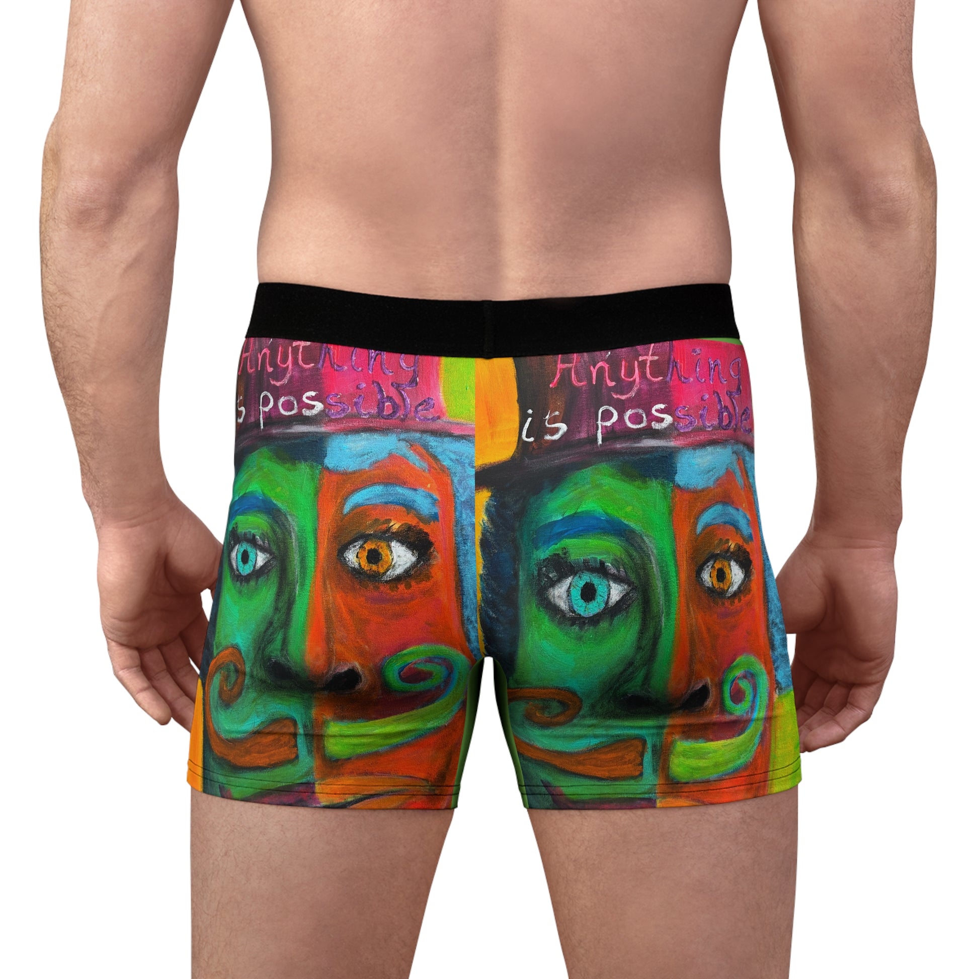 “Anything is Possible” Men's Boxer Briefs (AOP)