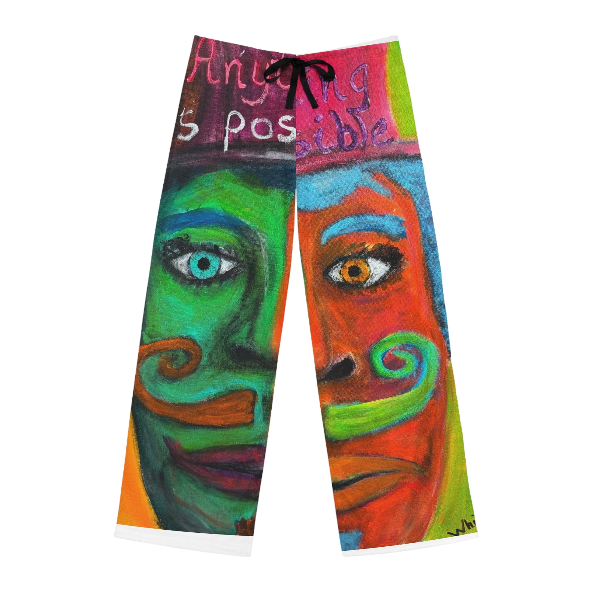 “Anything is Possible” Men's Pajama Pants for Chill Nights