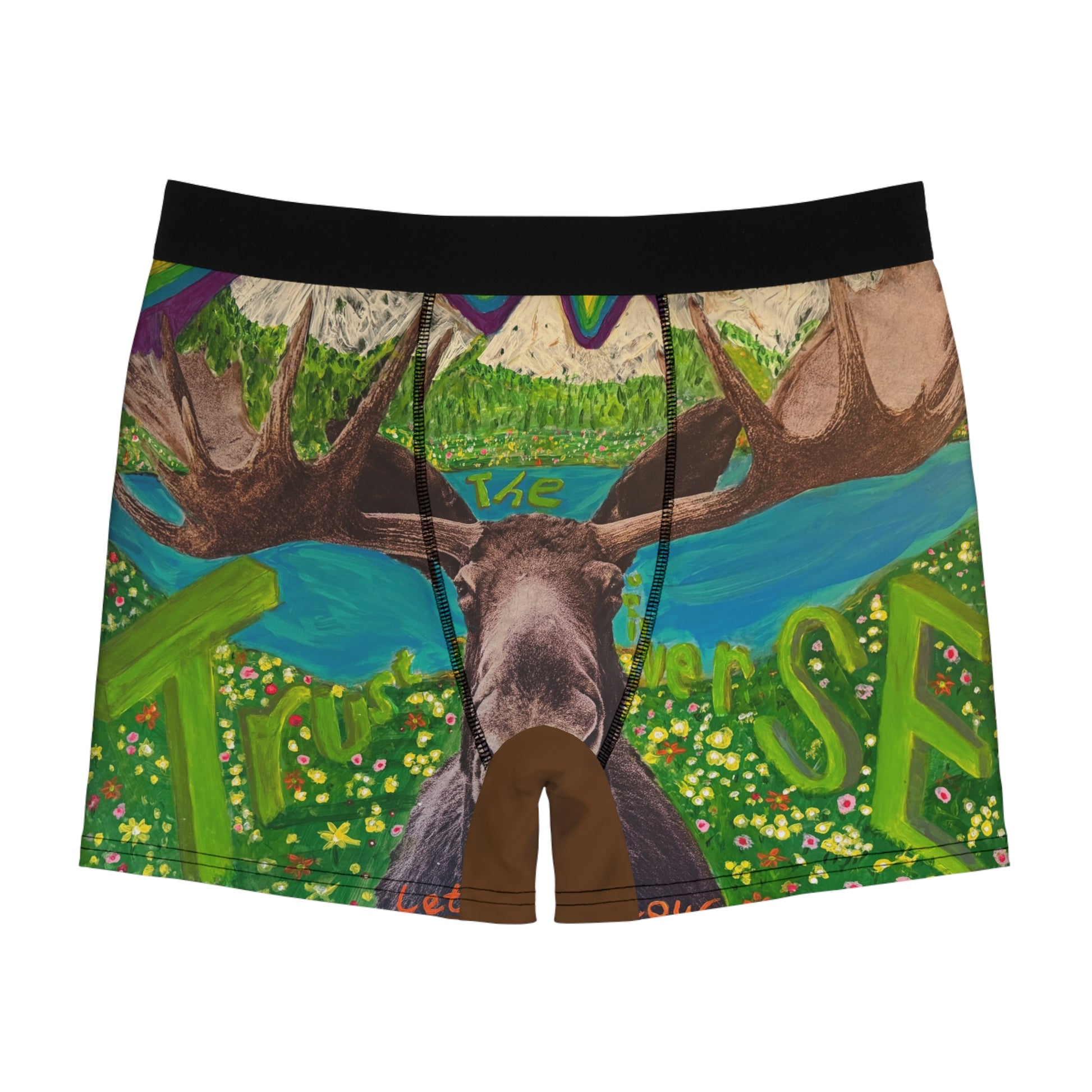 “Trust The Moose” Men's Boxer Briefs
