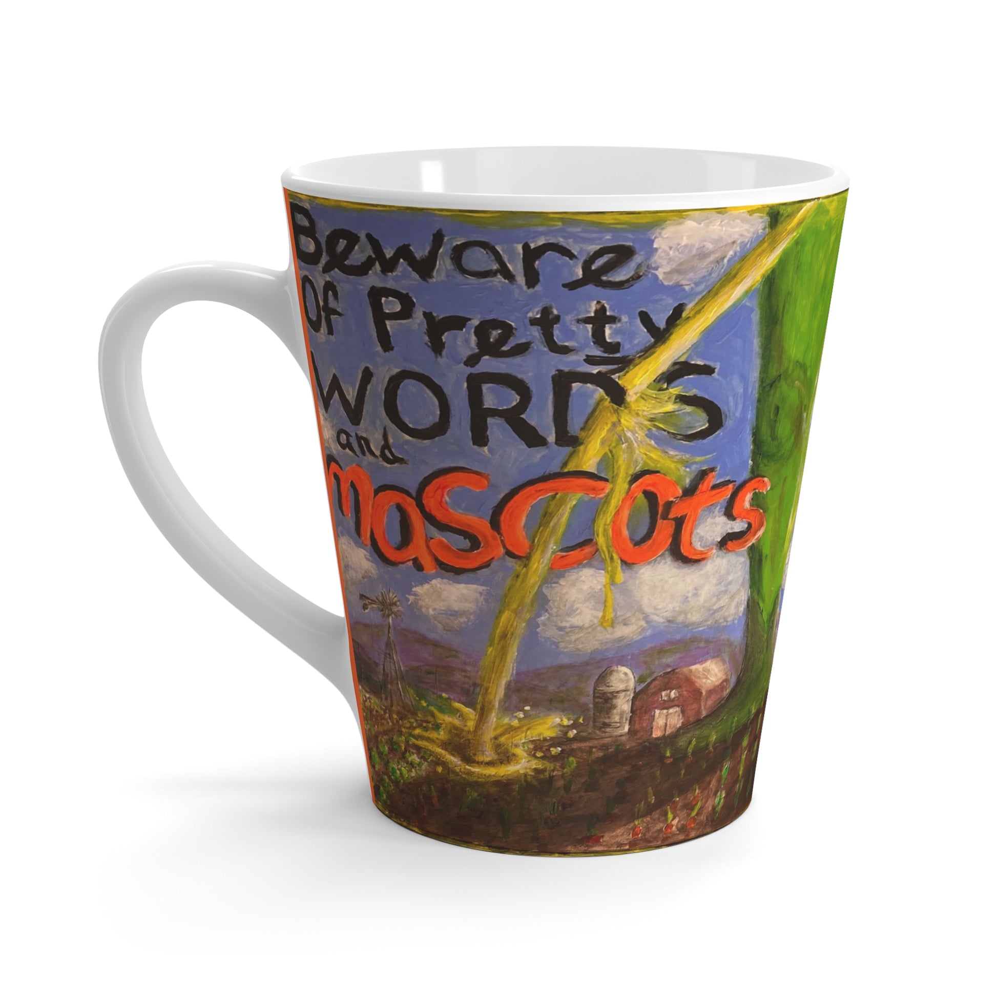 “Pretty Words” Latte Mug