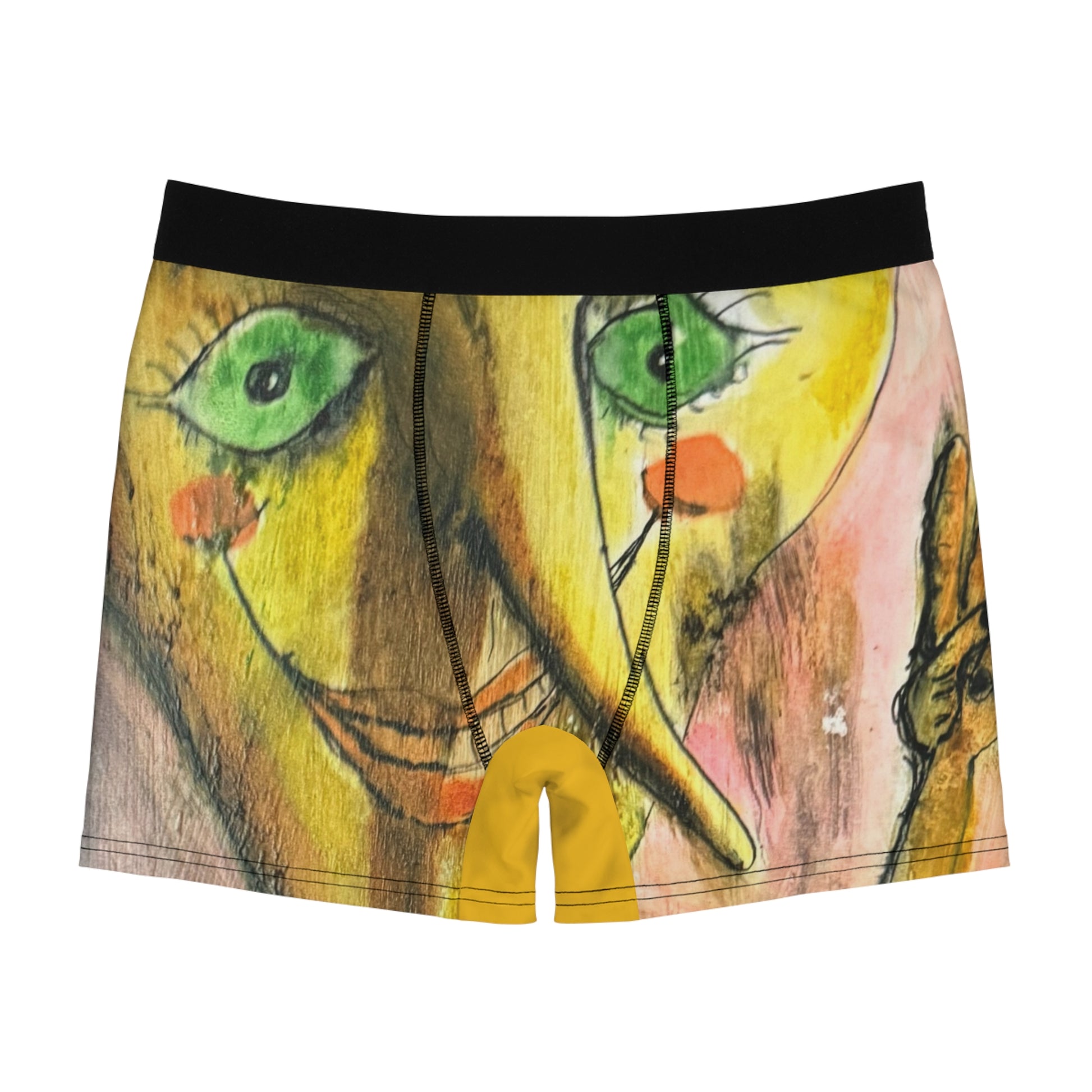 “Peace Man” Men's Boxer Briefs (AOP)