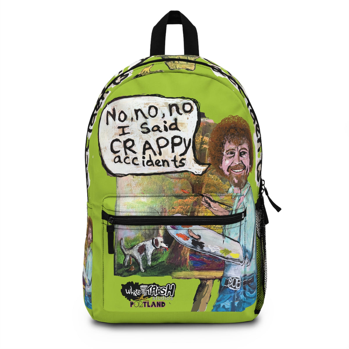 “Crappy Accidents” Backpack Printify