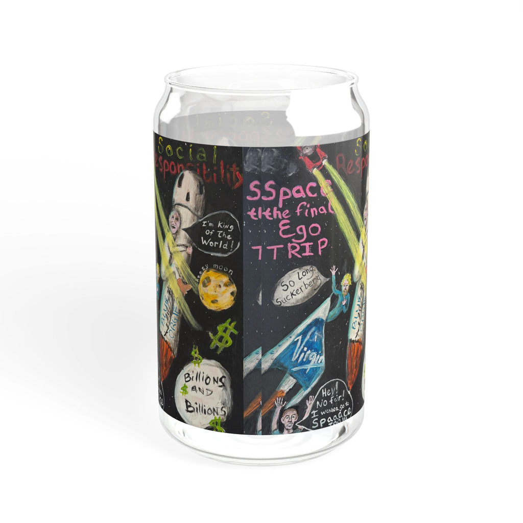 Waste of Space Sipper Glass, 16oz