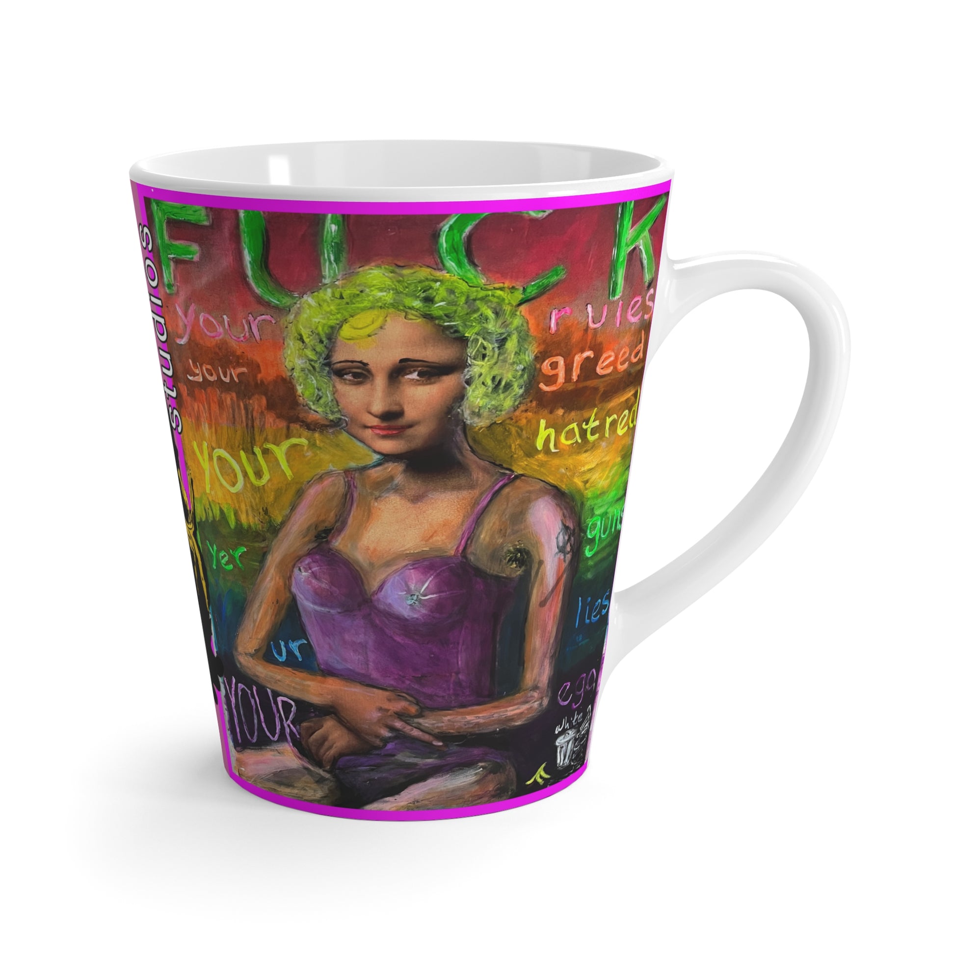 “Fuck Your Rules” Latte Mug
