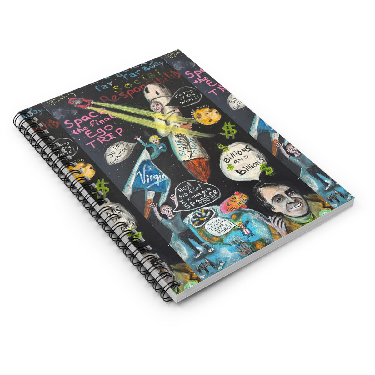 Waste of Space Spiral Notebook