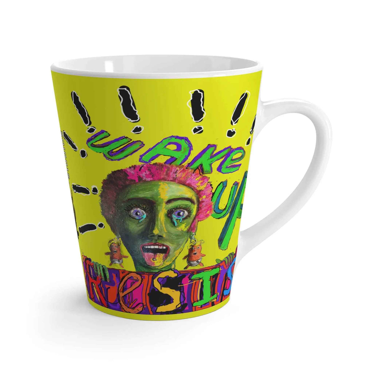 “Wake Up” Latte Mug