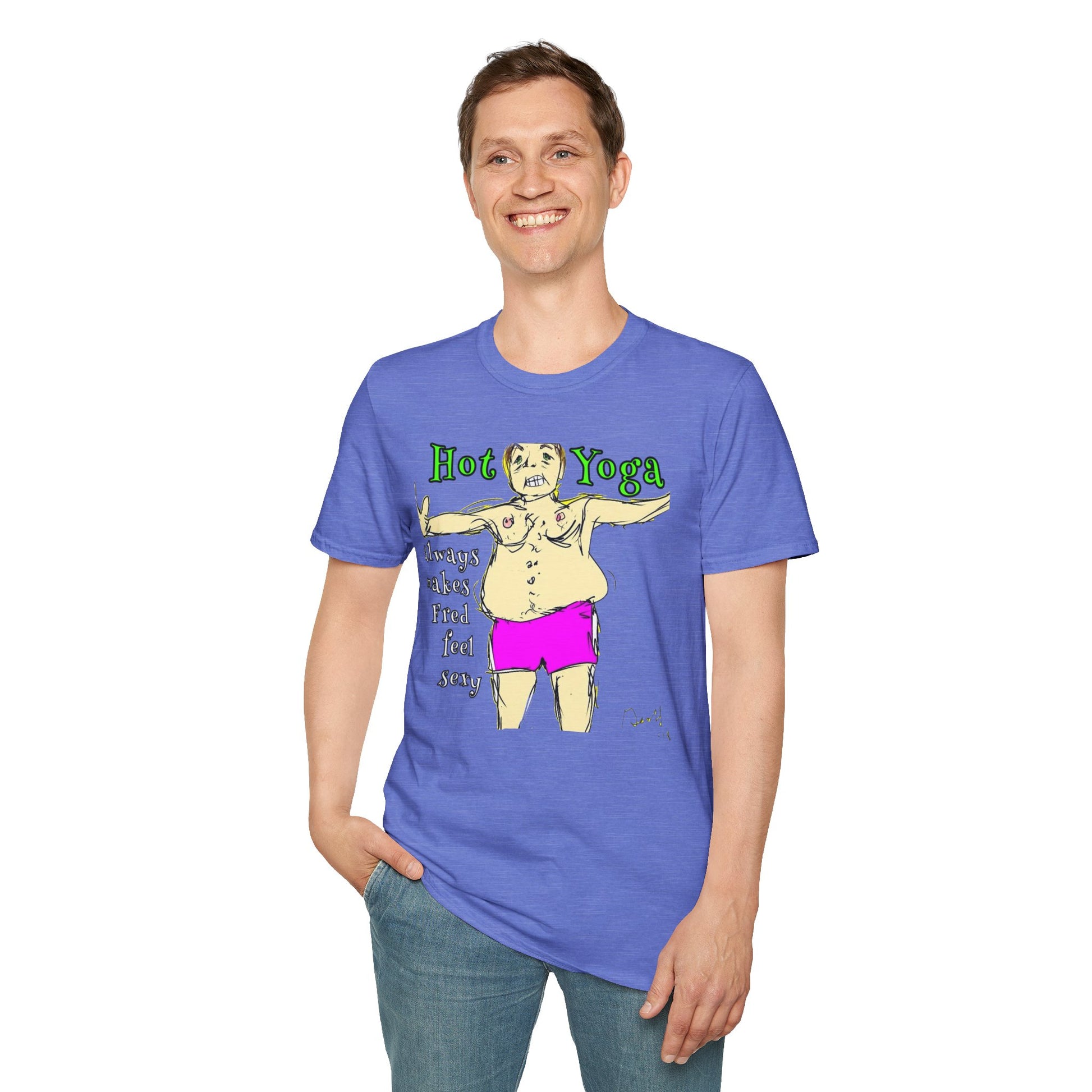 "Hot Yoga" t-shart