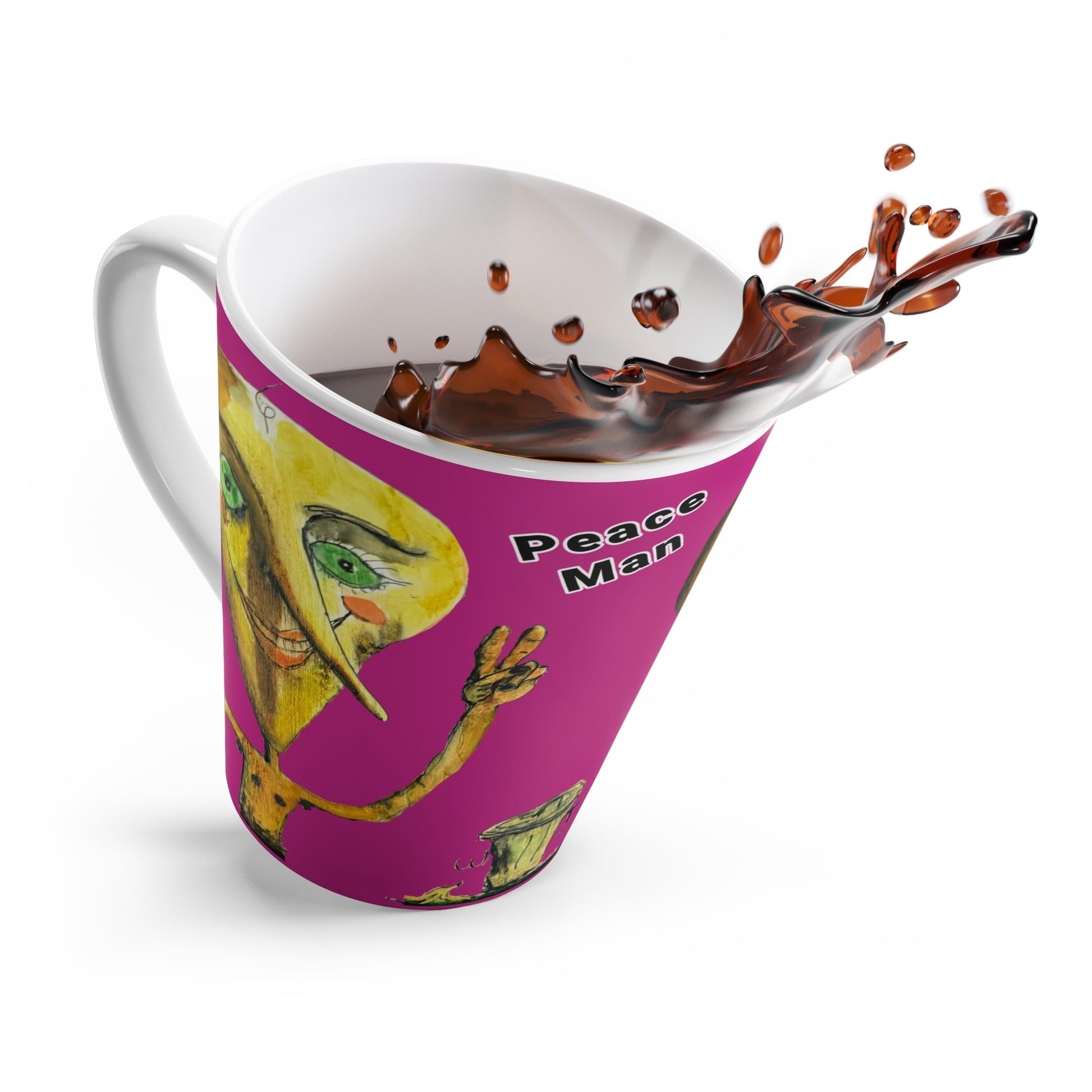 “Peace Man” Latte Mug