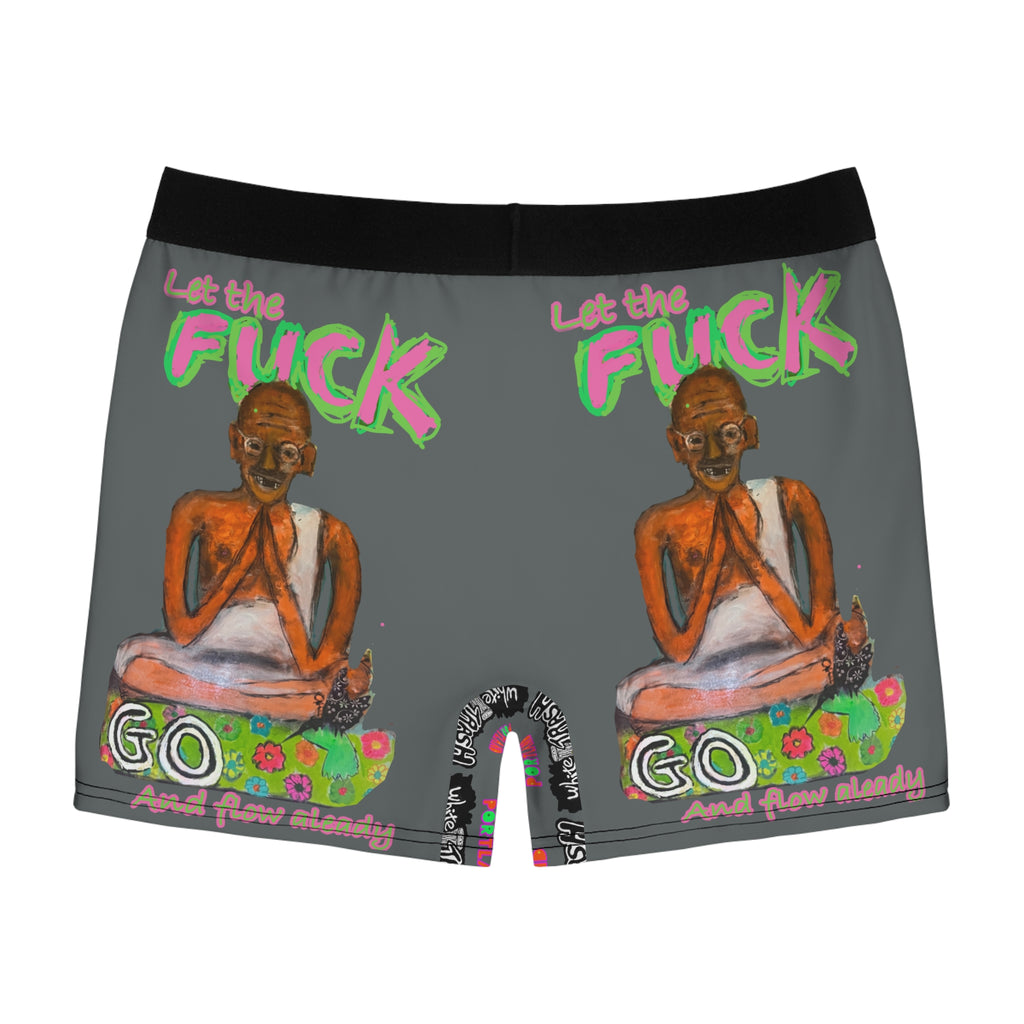 “Let Go Already” Men's Boxer Briefs (AOP)