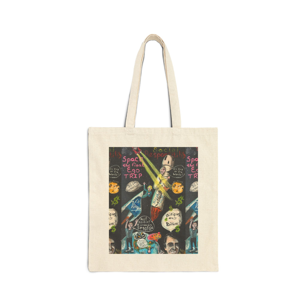 Waste of Space Cotton Canvas Tote Bag