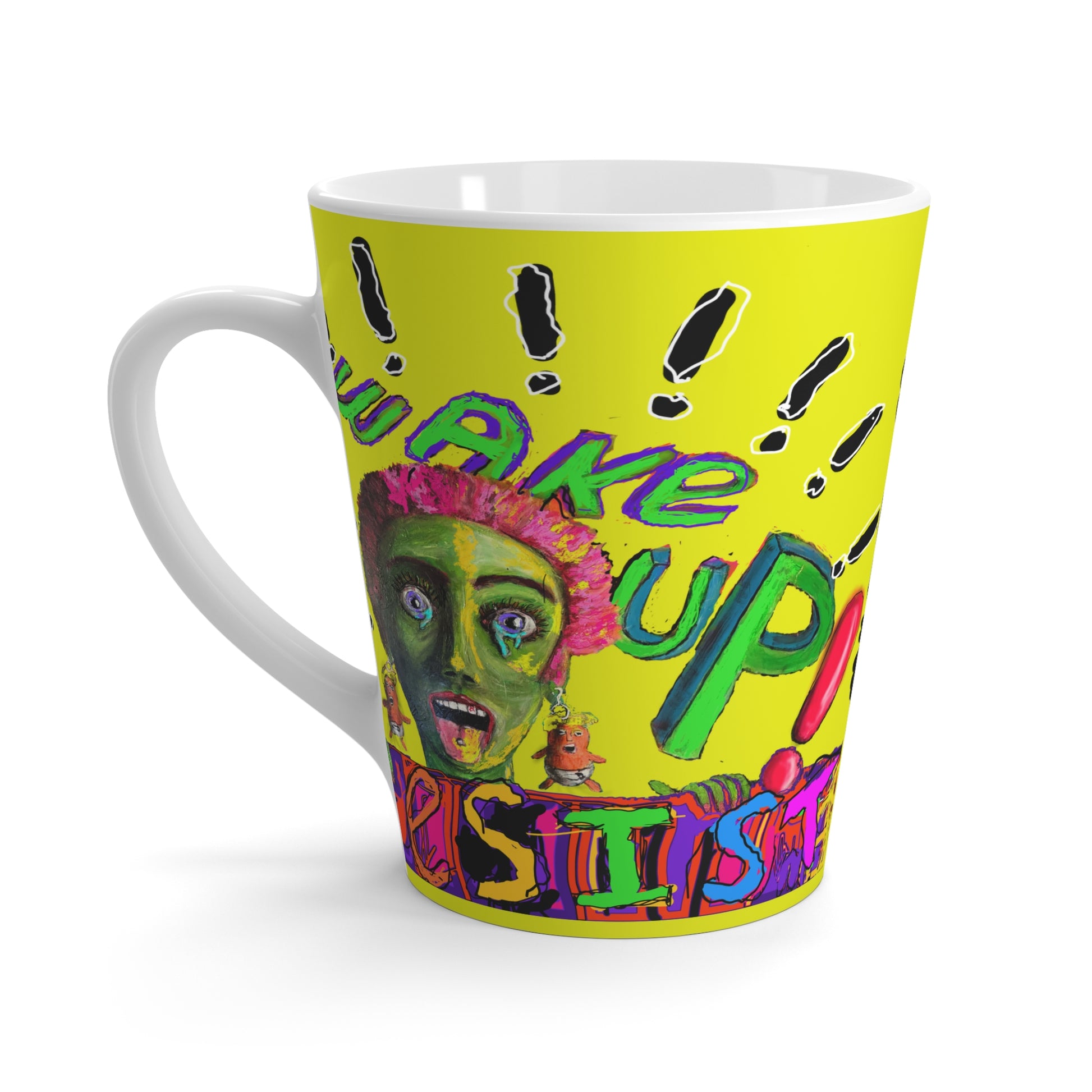 “Wake Up” Latte Mug
