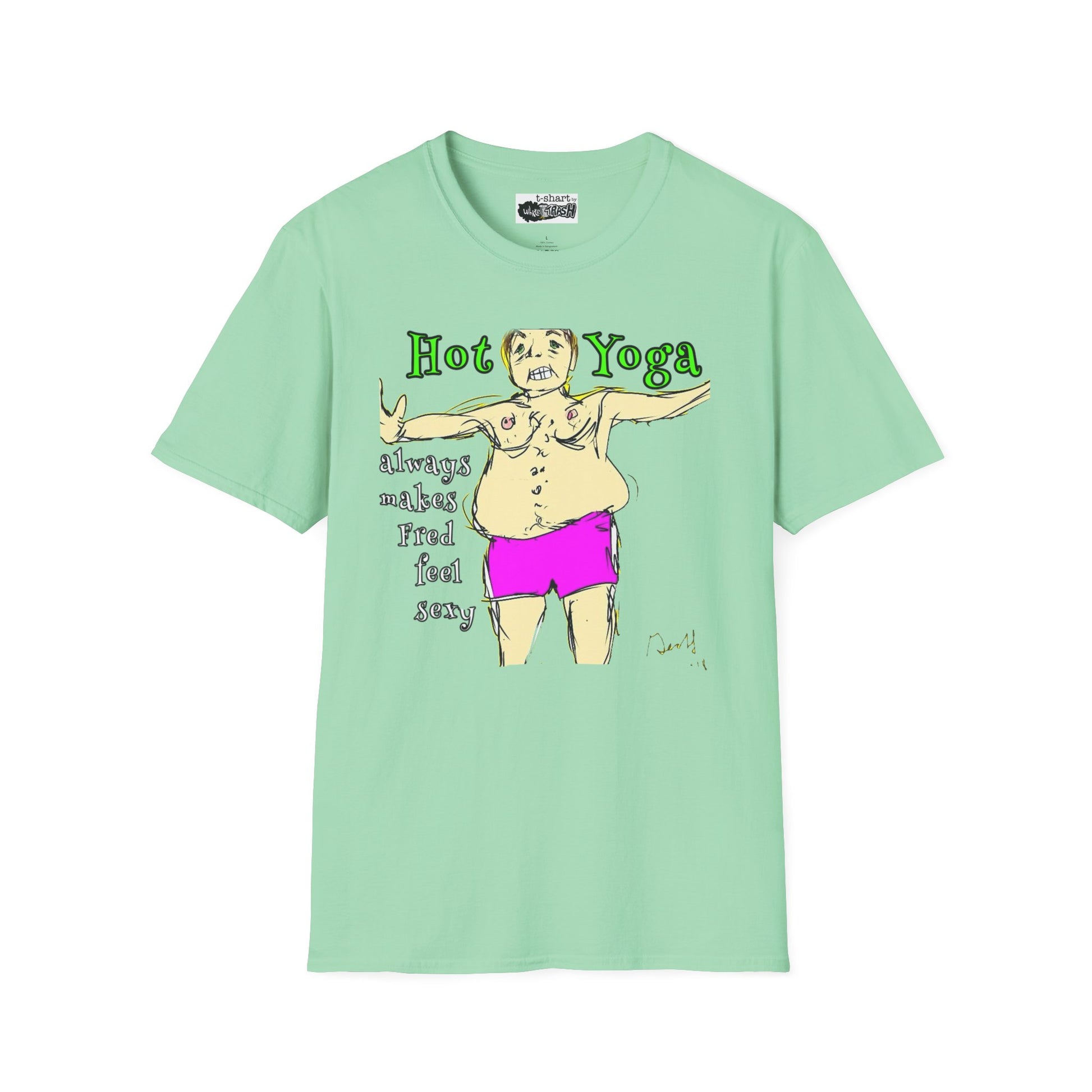 "Hot Yoga" t-shart