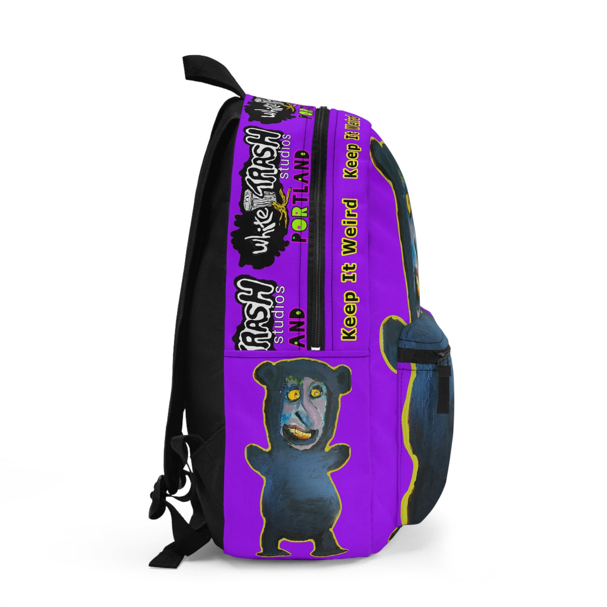 “Keep Portland Weird” Artistic Backpack Printify