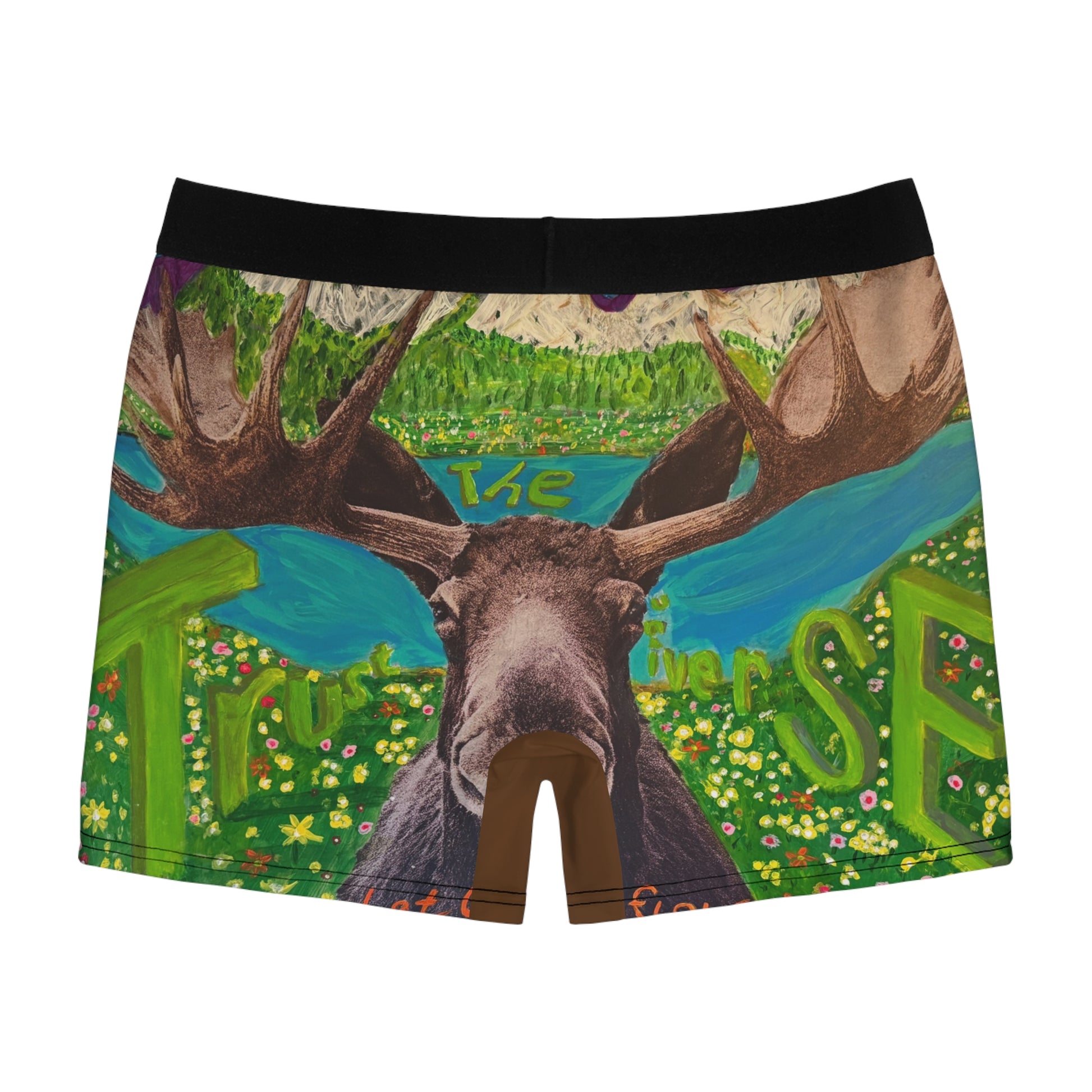 “Trust The Moose” Men's Boxer Briefs