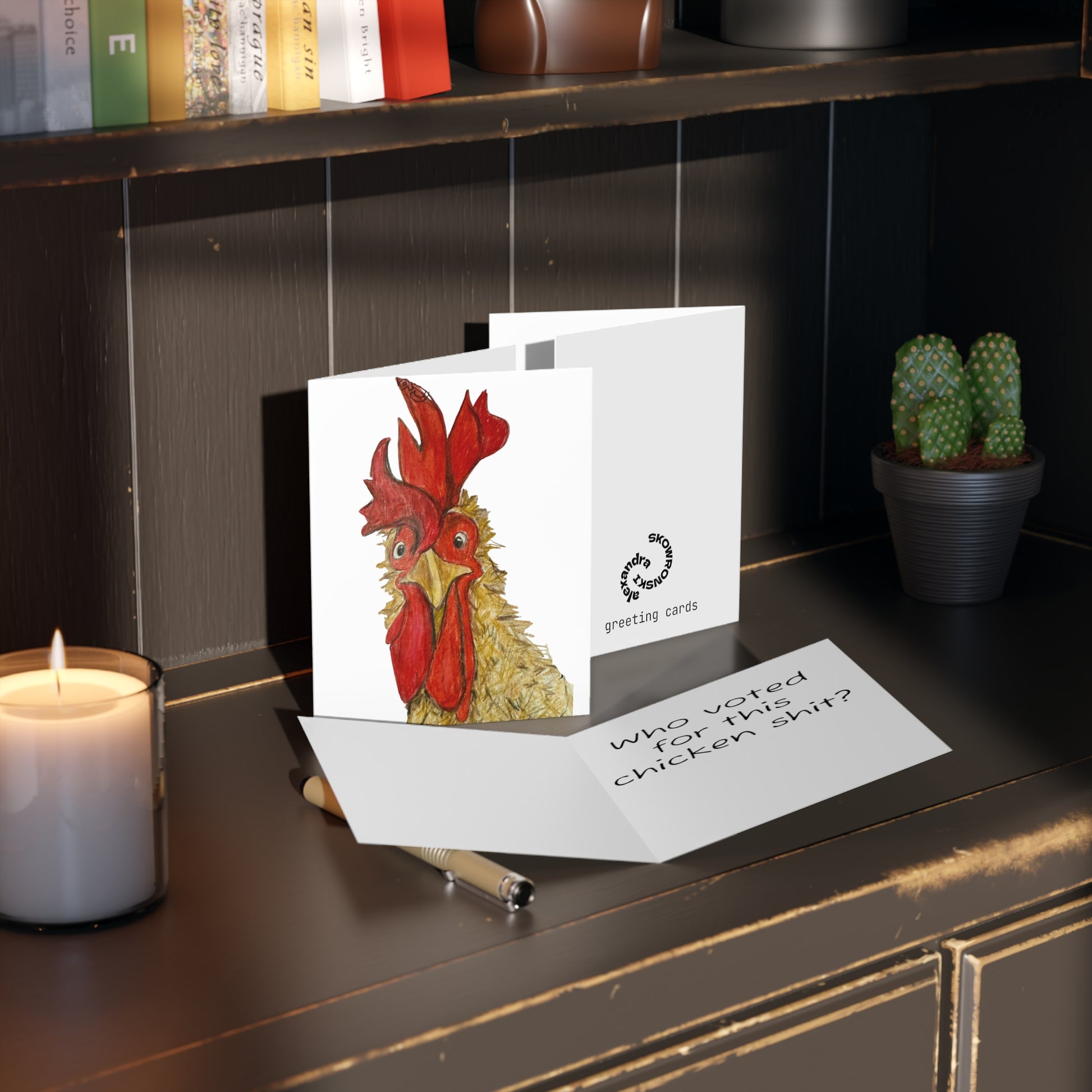 “Chicken Shit” Greeting Card