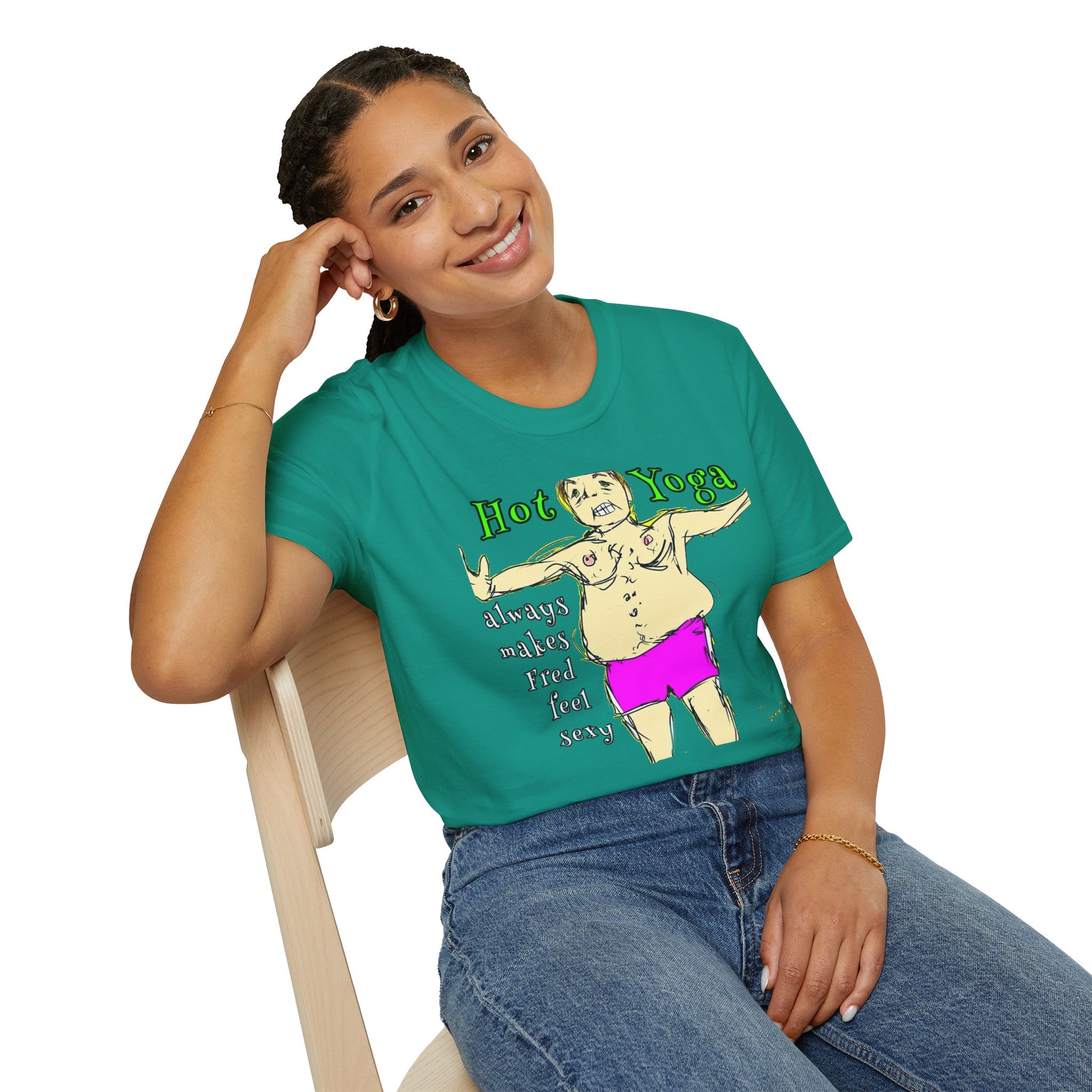 "Hot Yoga" t-shart