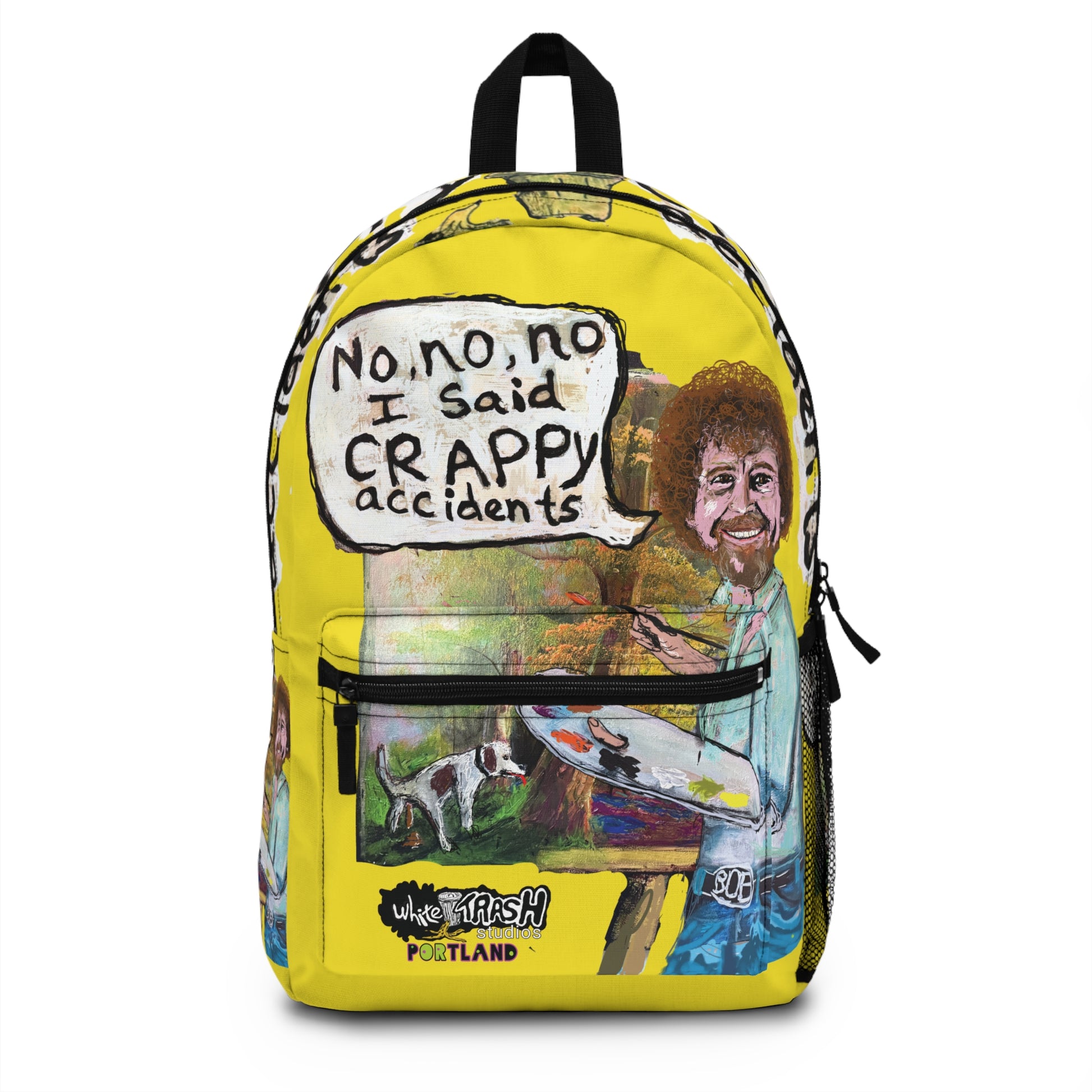 “Crappy Accidents” Backpack (Black)