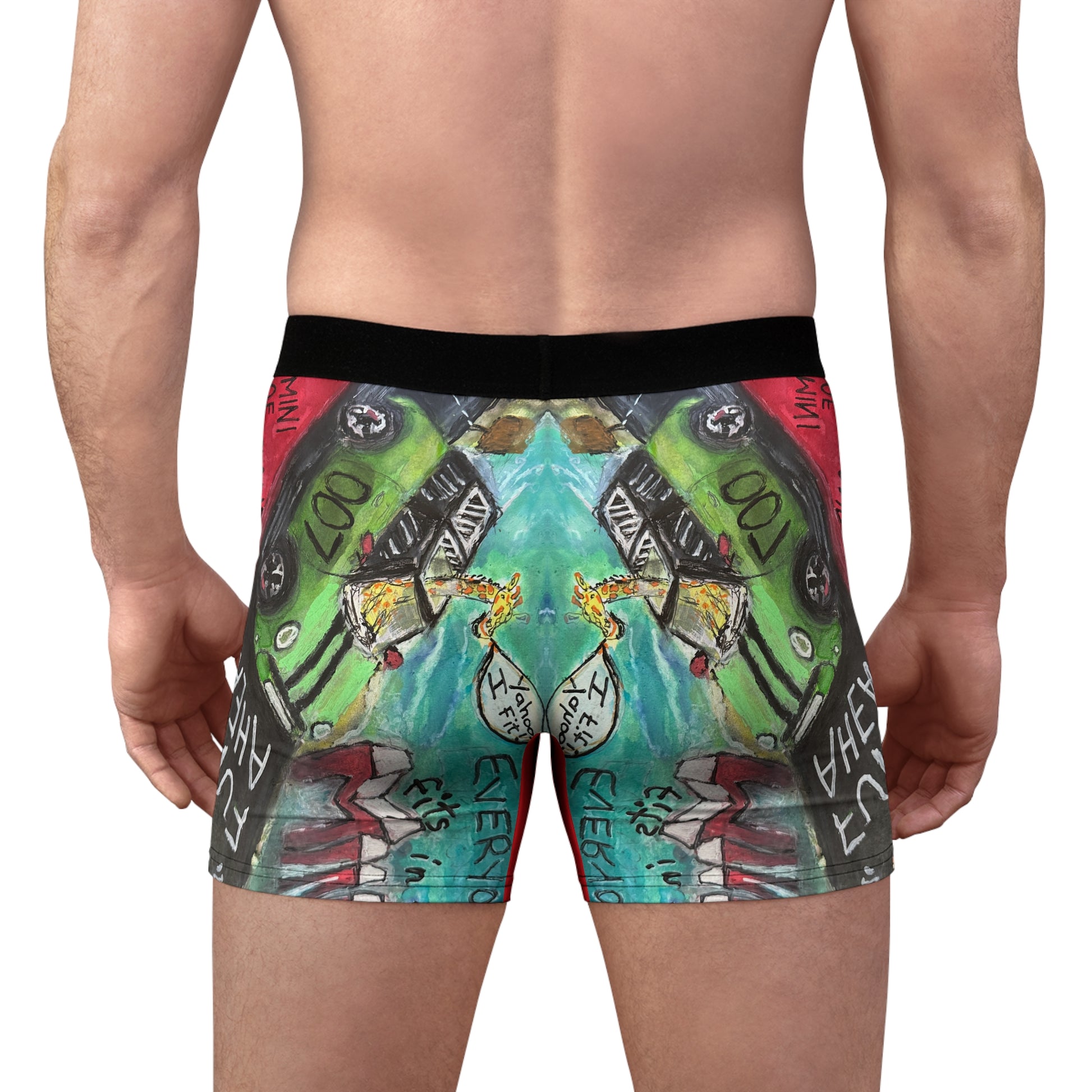“Mini Fits” Men's Boxer Briefs (AOP)