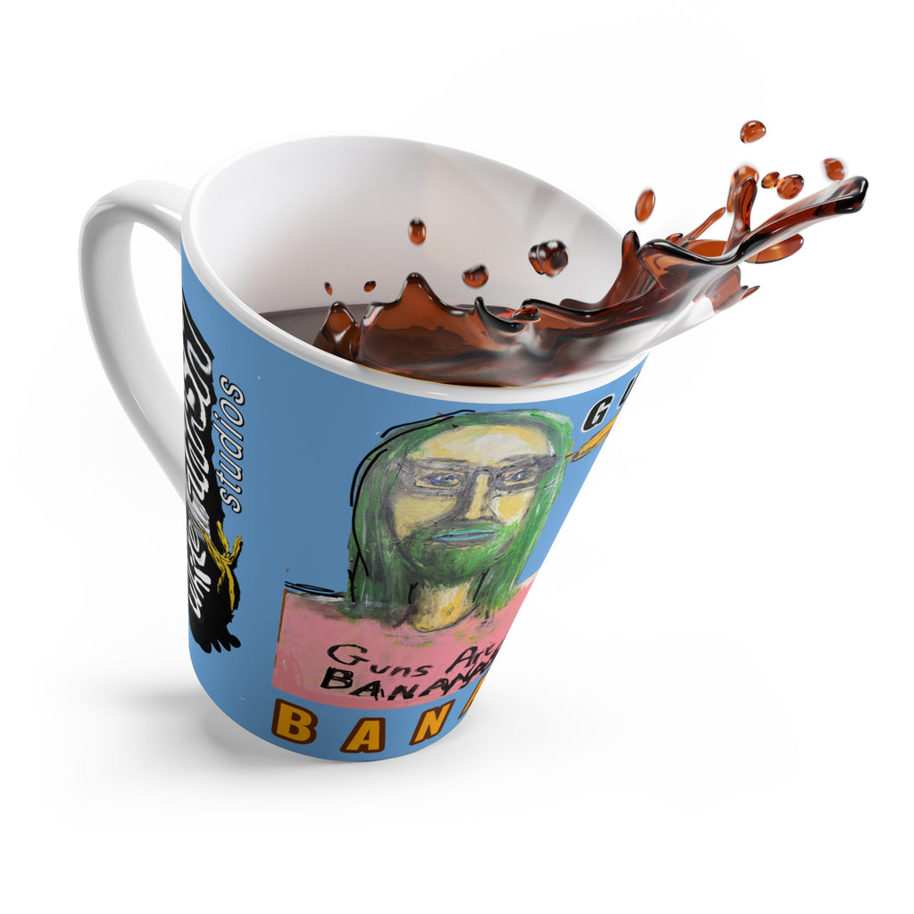 “Guns are Bananas” Latte Mug