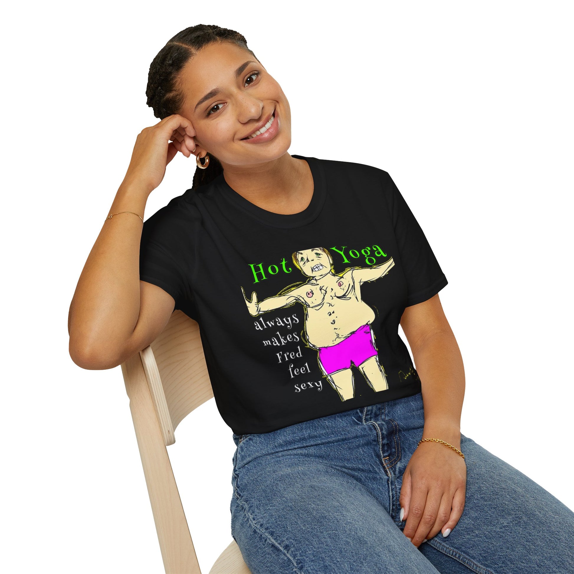 "Hot Yoga" t-shart