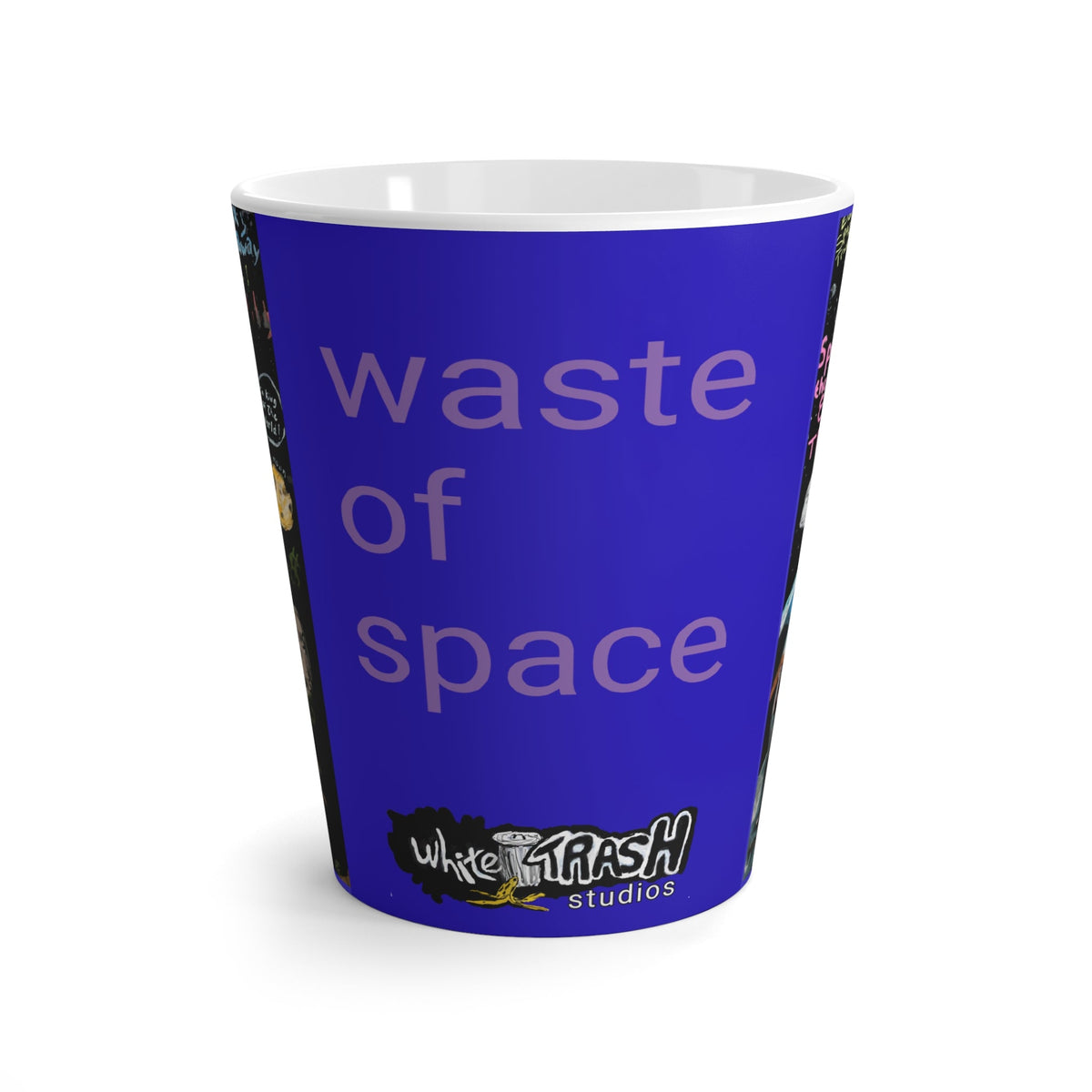 “Waste of Space” Latte Mug Printify