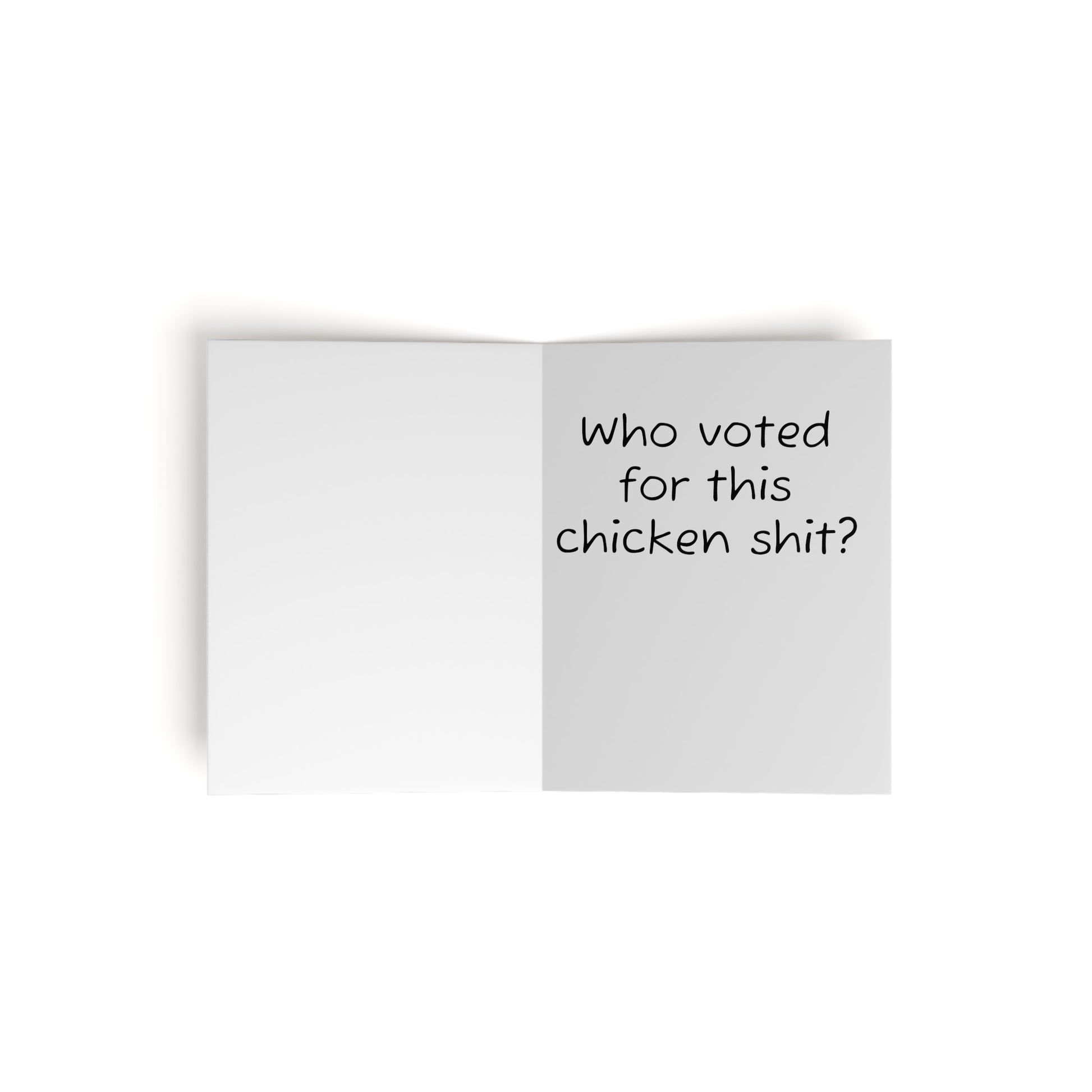 “Chicken Shit” Greeting Card