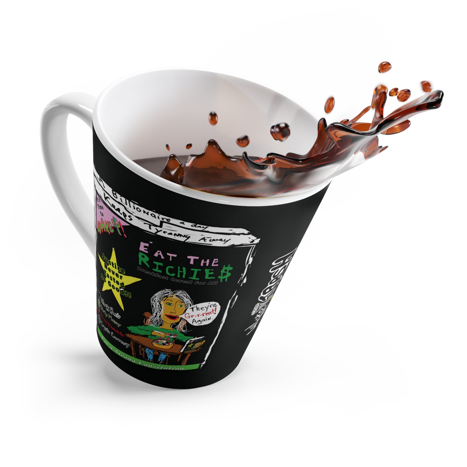 “Eat the Richies” Latte Mug