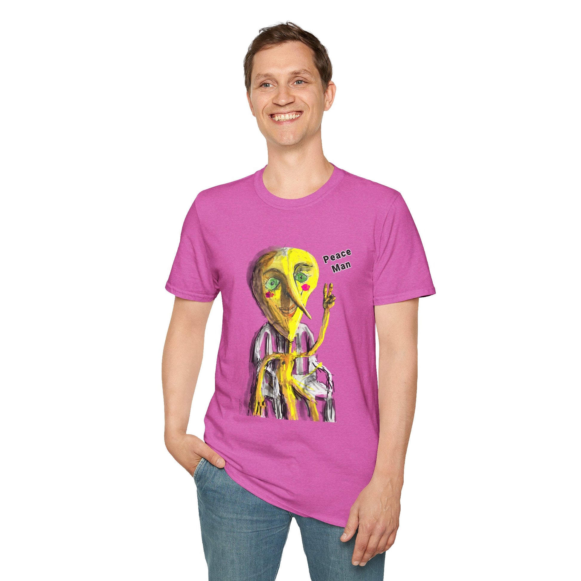 “Lazy Peace Man” t-shart