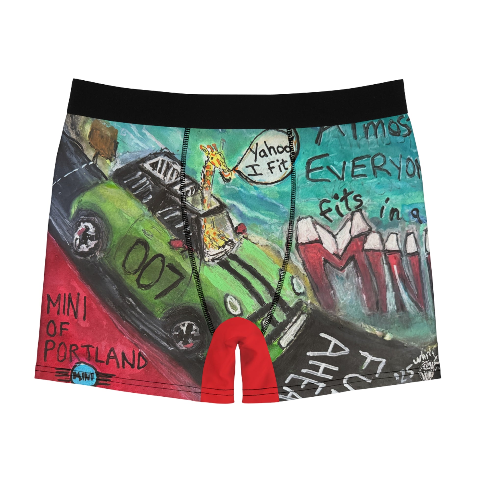 “Mini Fits” Men's Boxer Briefs (AOP)