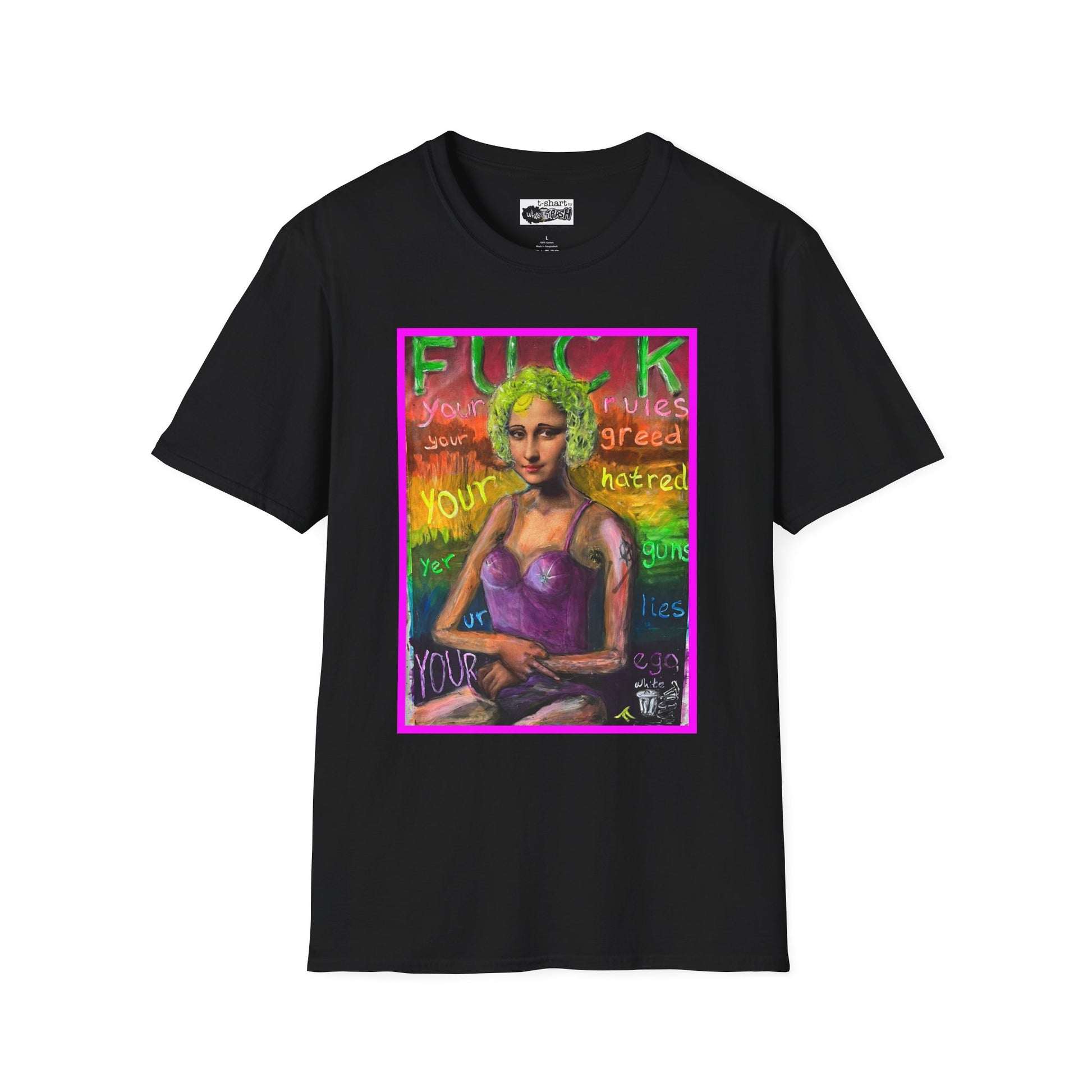 “Fuck Your Rules” Unisex Softstyle T-Shirt