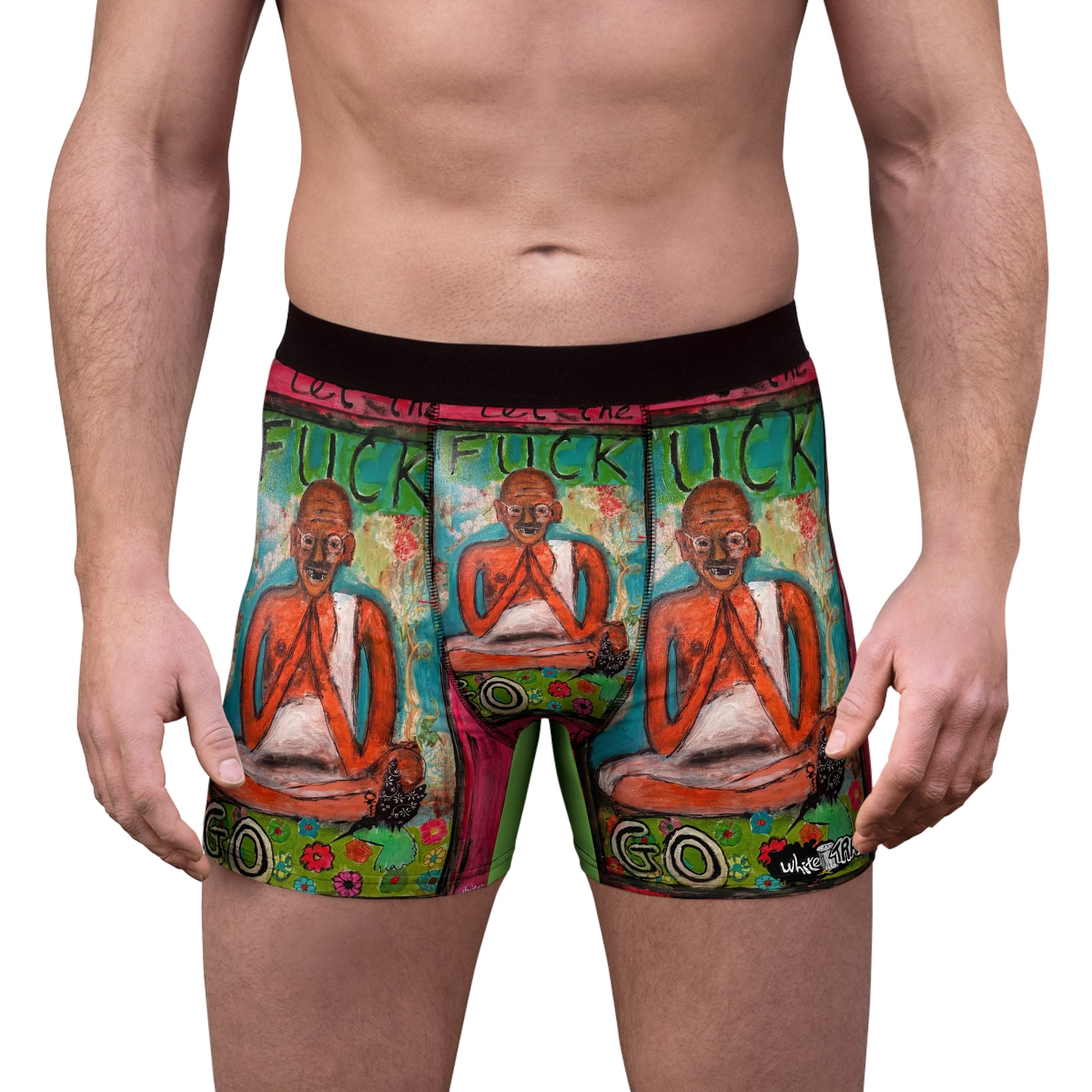 “Let the Fuck Go” Men's Boxer Briefs (AOP)