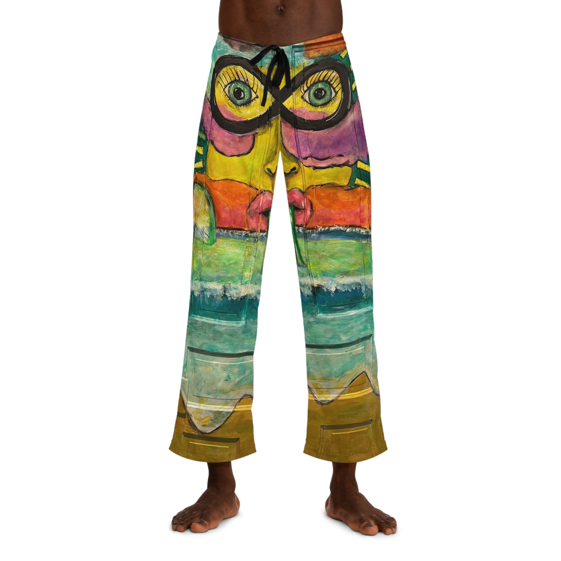 Copy of “Waste of Space” Men's Pajama Pants for Chill Nights