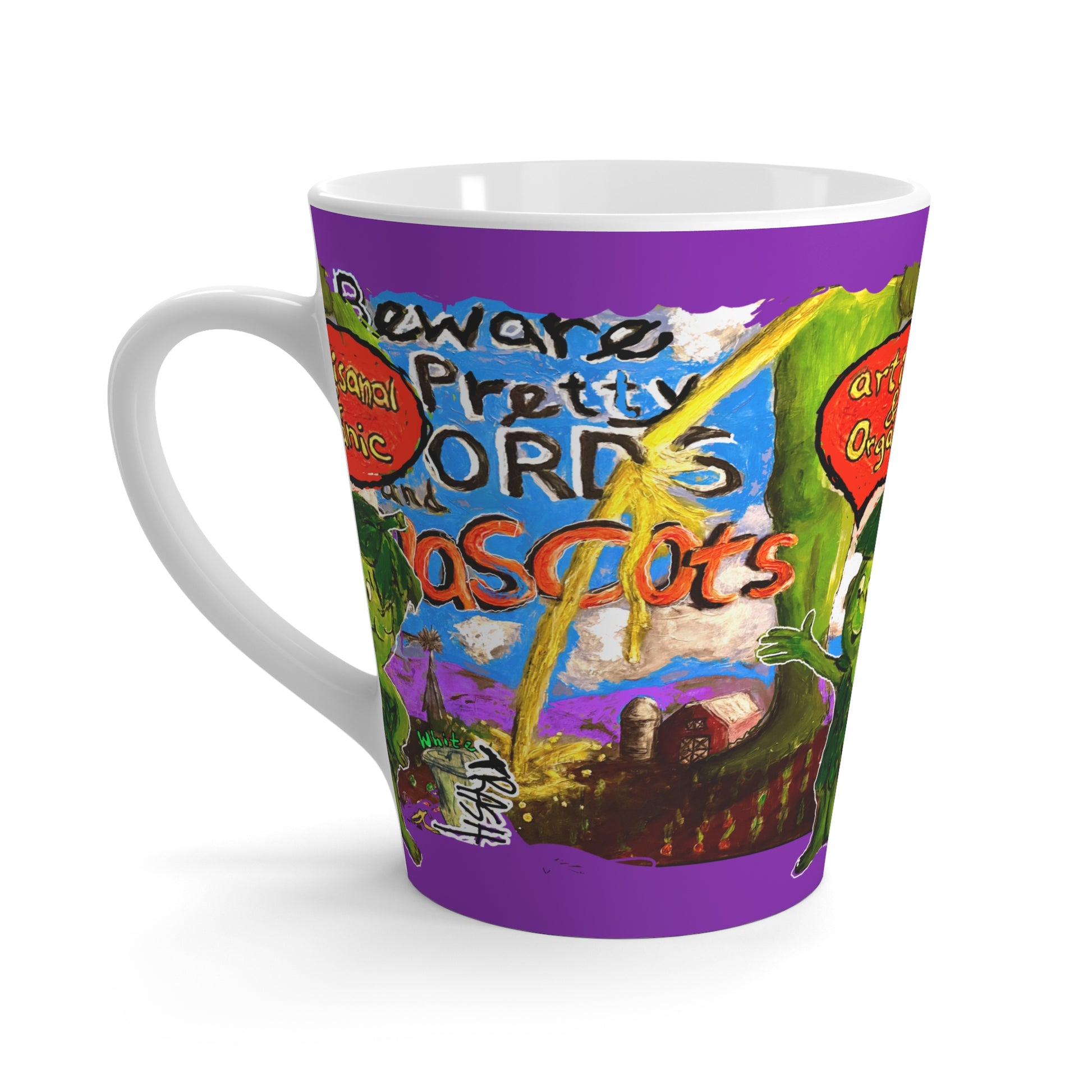 “Pretty Words” Latte Mug