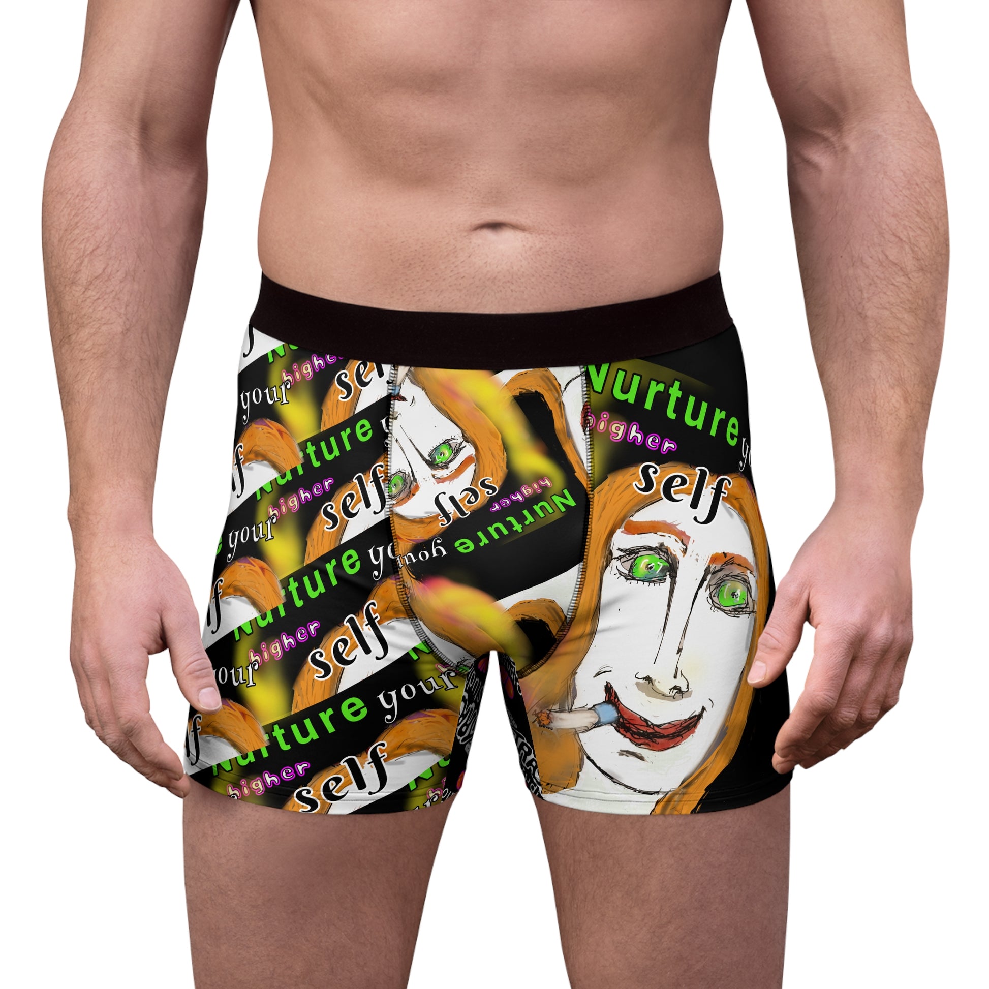 “Nurture” Men's Boxer Briefs (AOP)