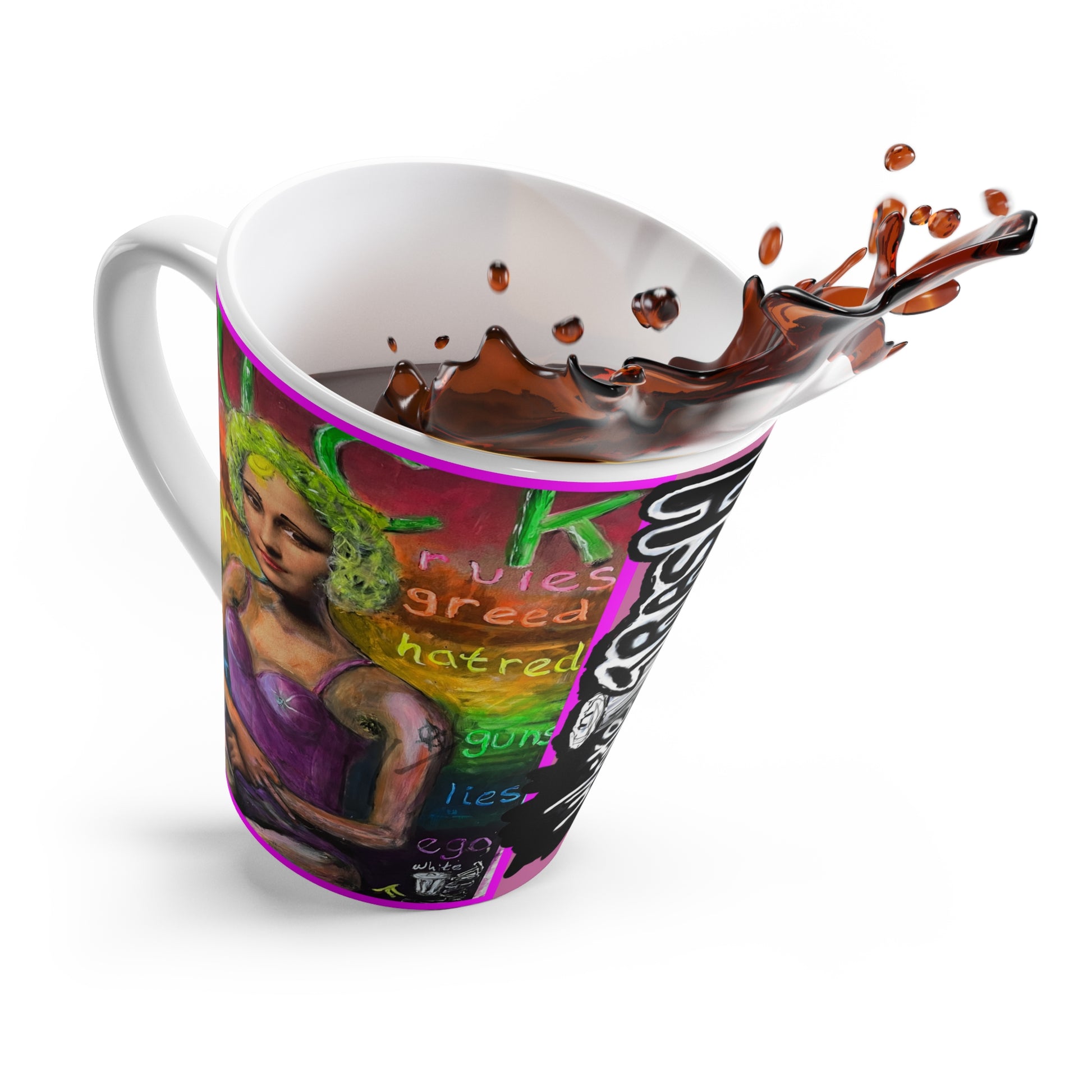 “Fuck Your Rules” Latte Mug