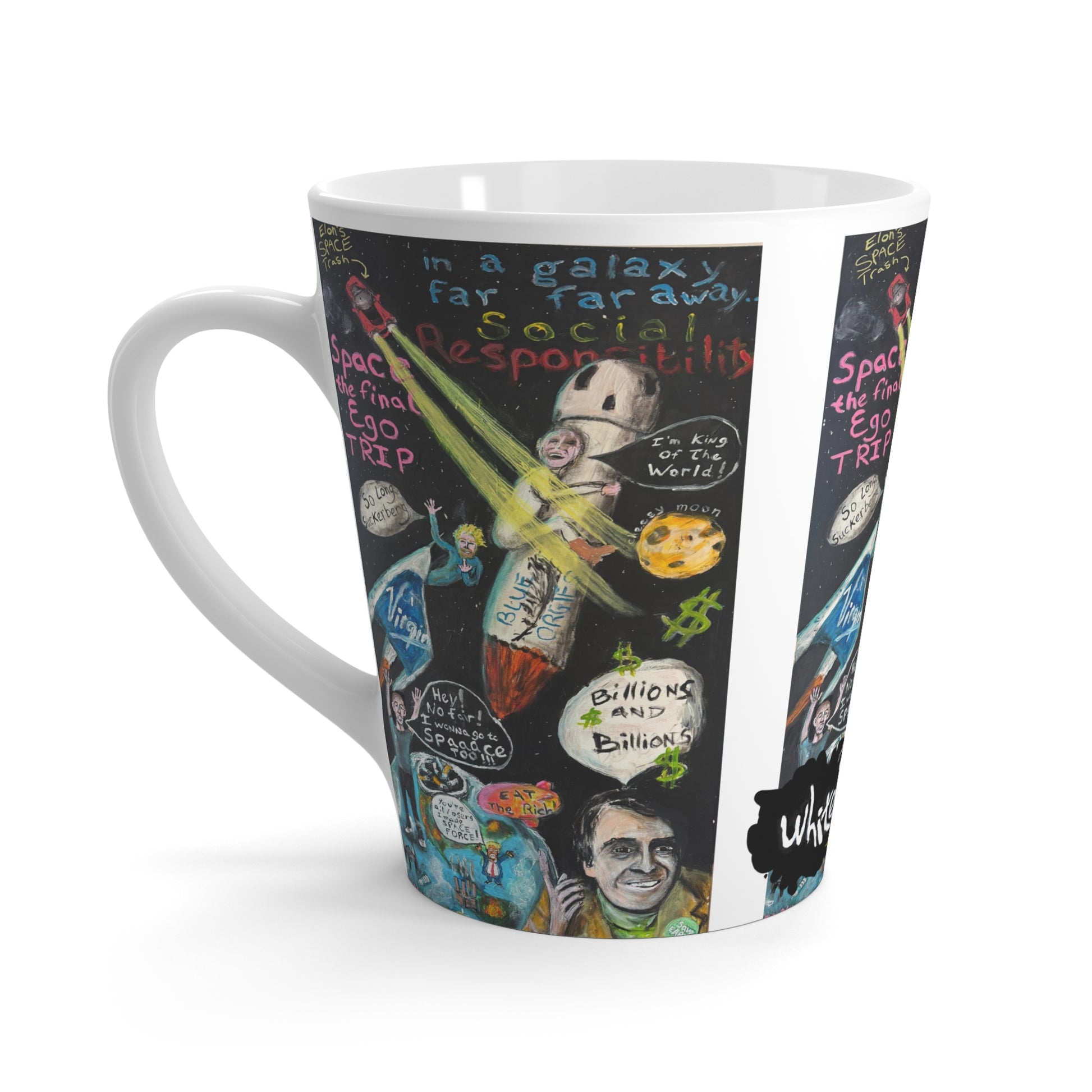 “Waste of Space” Latte Mug
