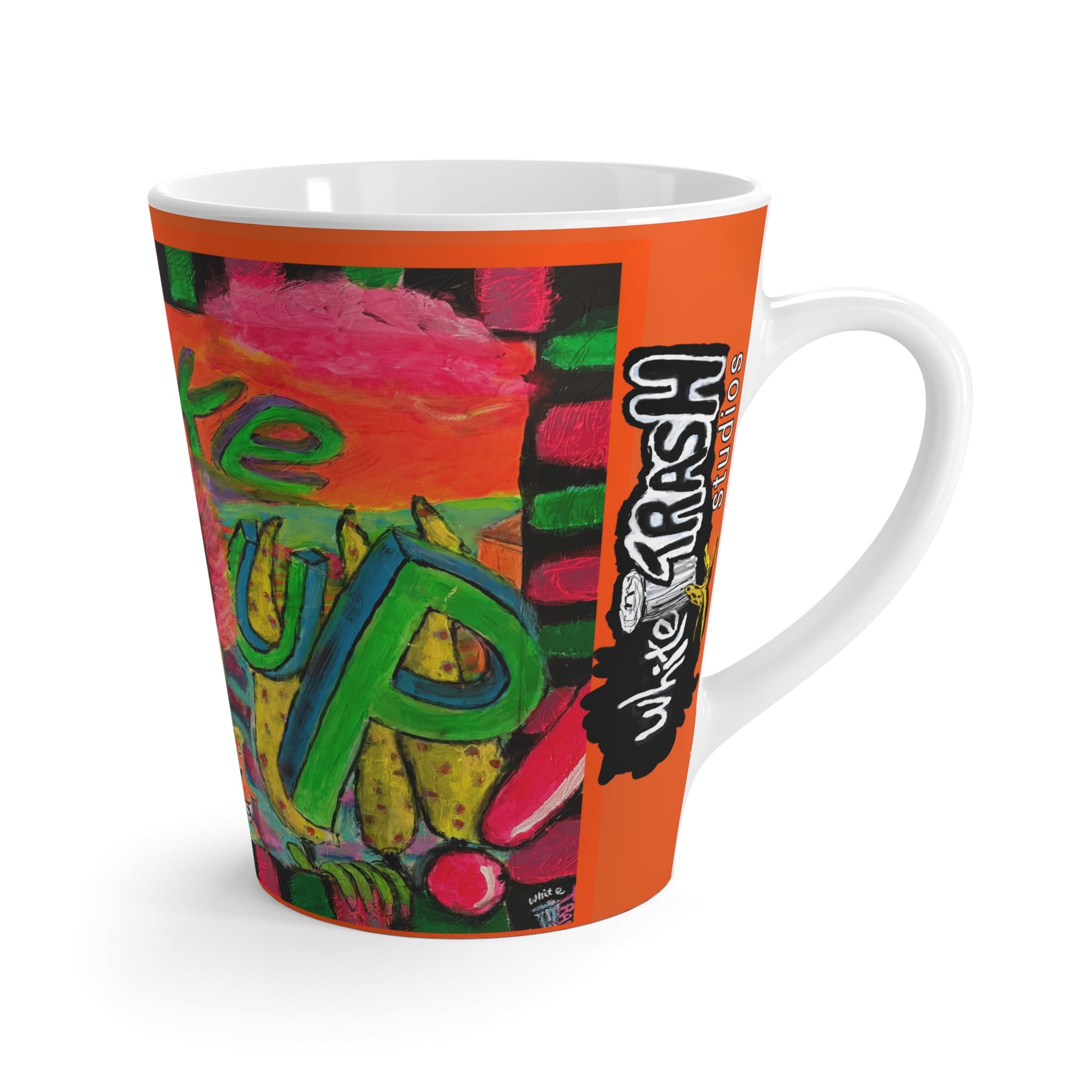 “Wake Up” Latte Mug