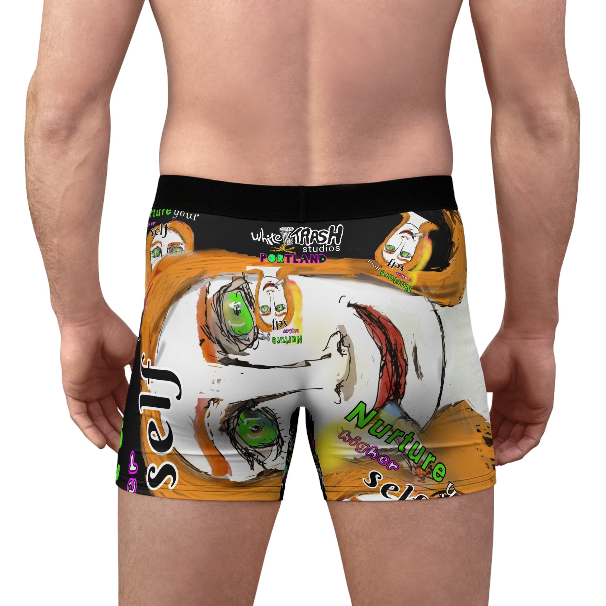 “Nurture” Men's Boxer Briefs (AOP)